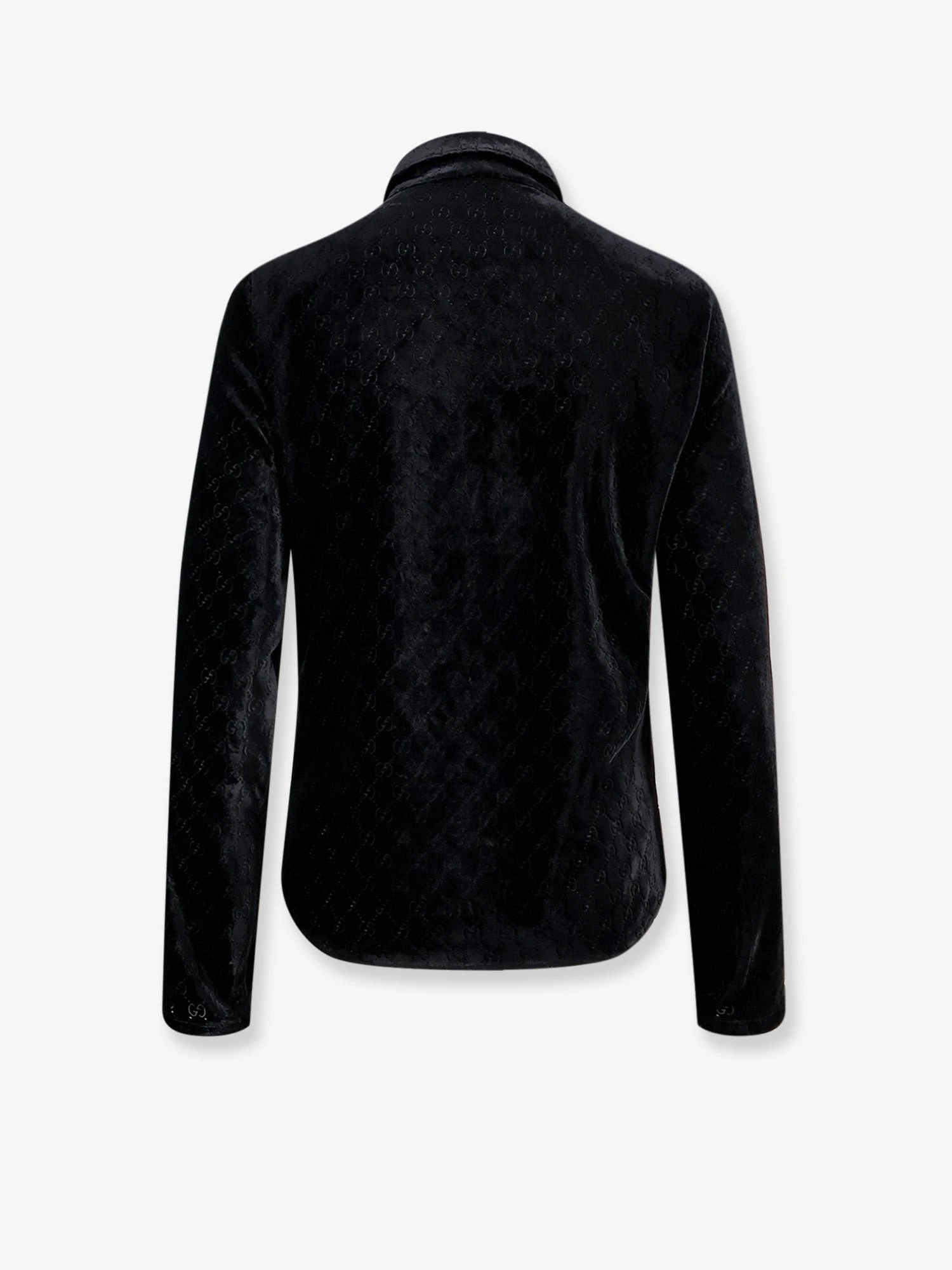 Stretch GG dévoré velvet shirt.webp