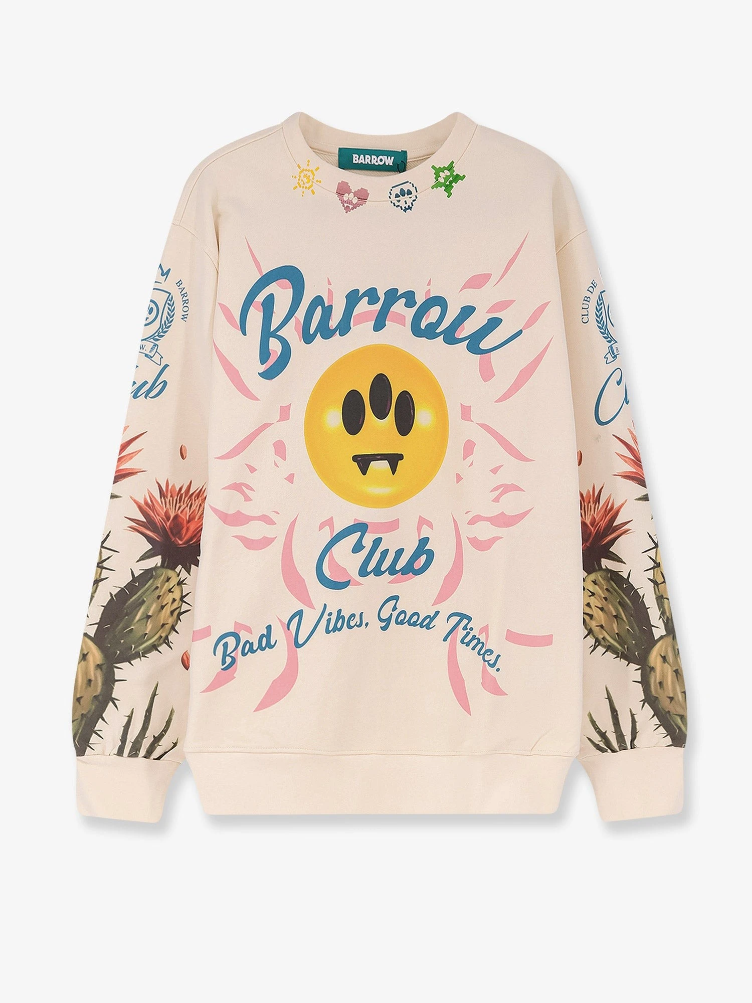 Cotton sweatshirt with cactus print.webp