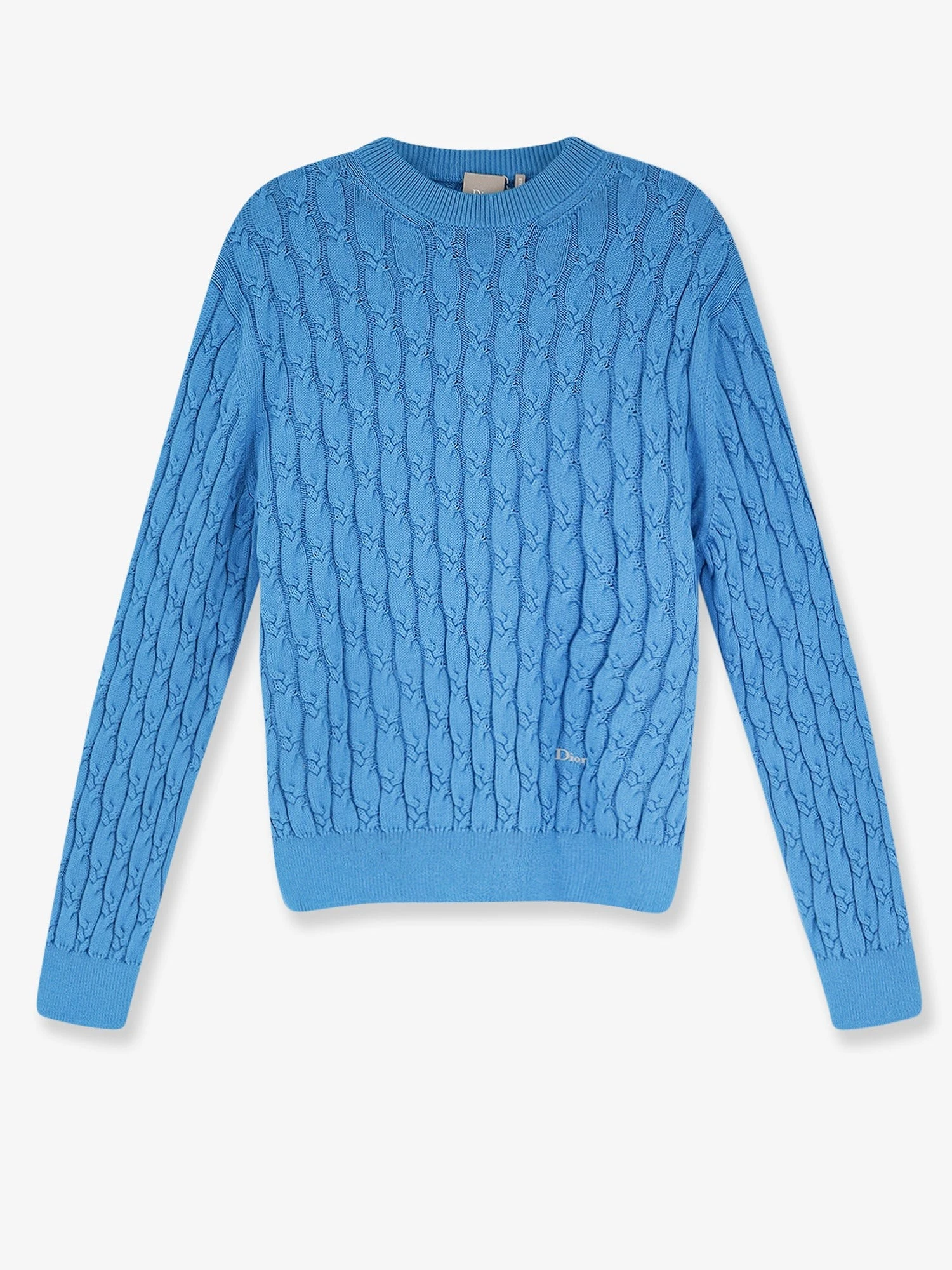 Cotton sweater with braided processing.webp