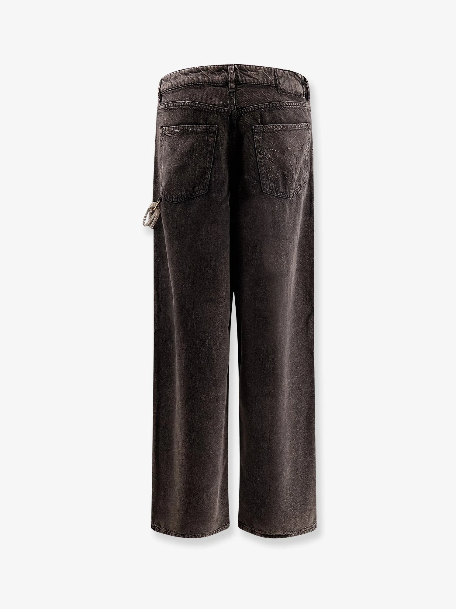 Lauryn bull denim jeans with removable jewel rope.webp
