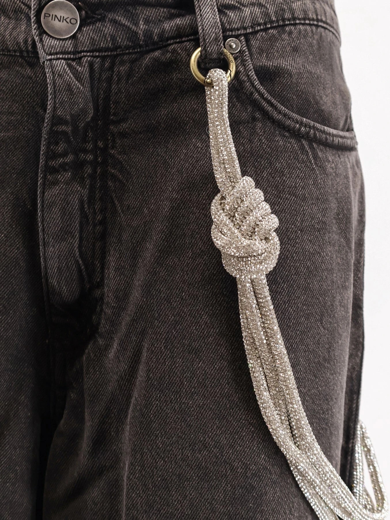Lauryn bull denim jeans with removable jewel rope.webp