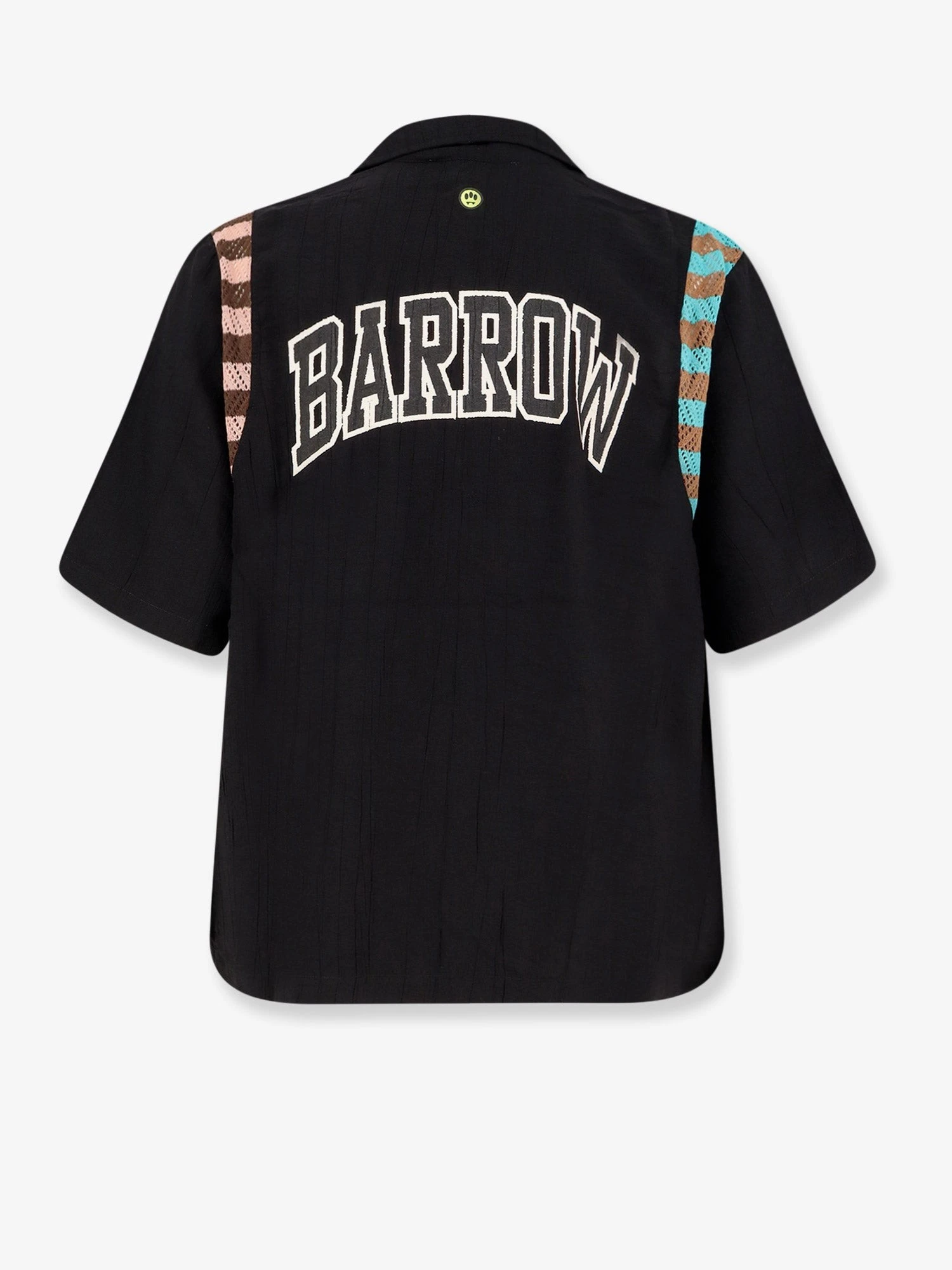 Viscose blend shirt with forntal logo print.webp