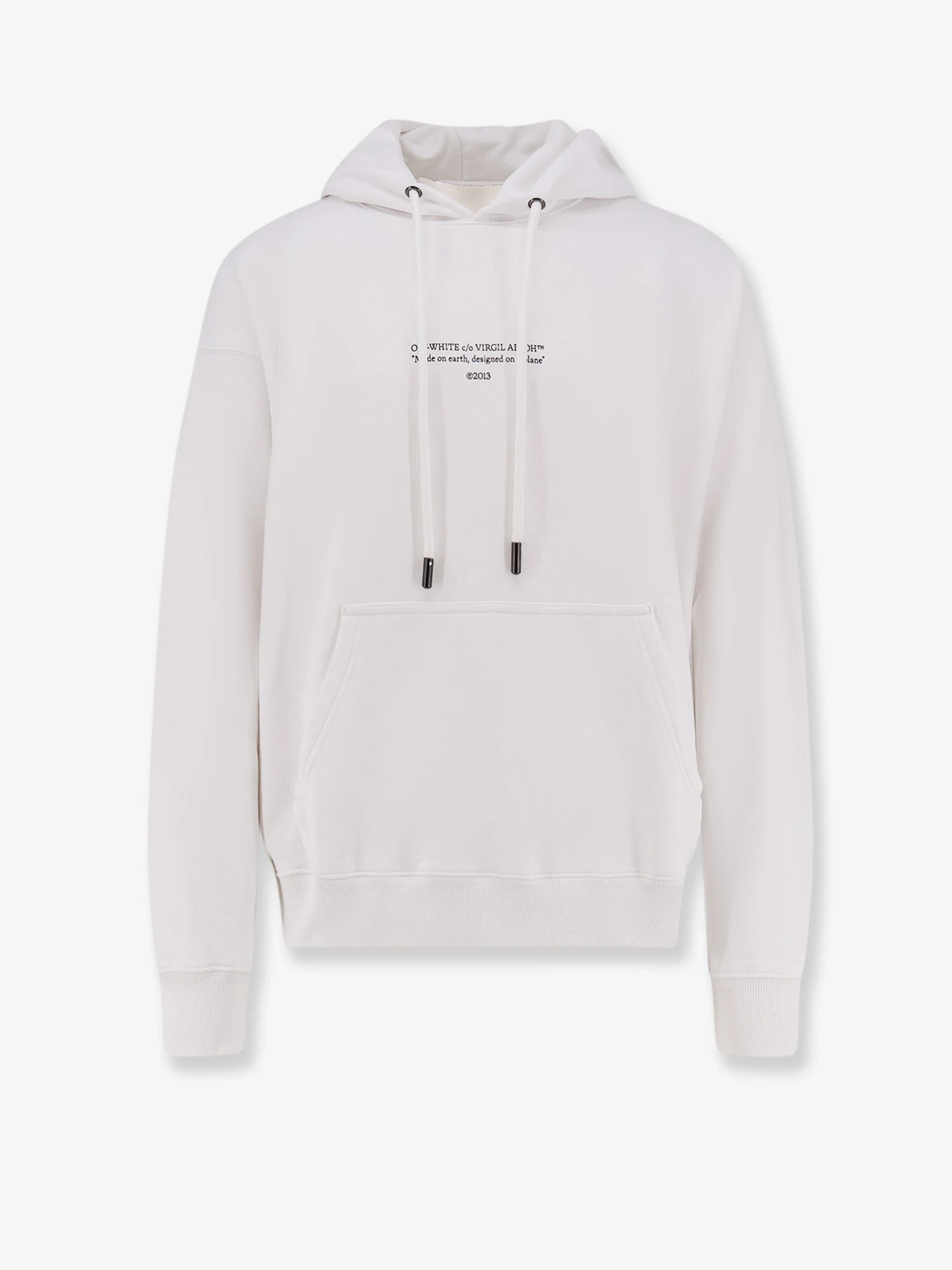 Cotton sweatshirt with frontal logo print.webp