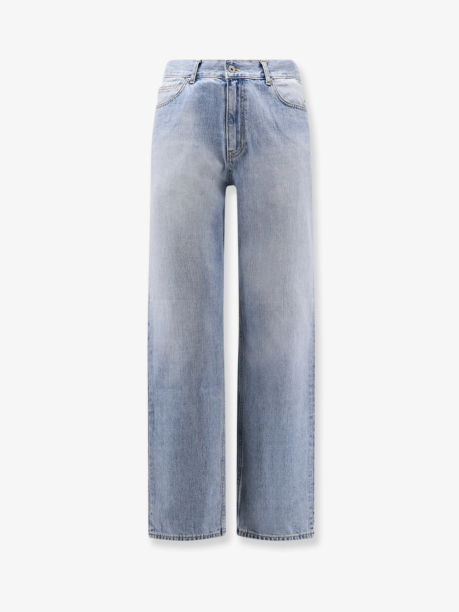 Straight fit cotton jeans.webp