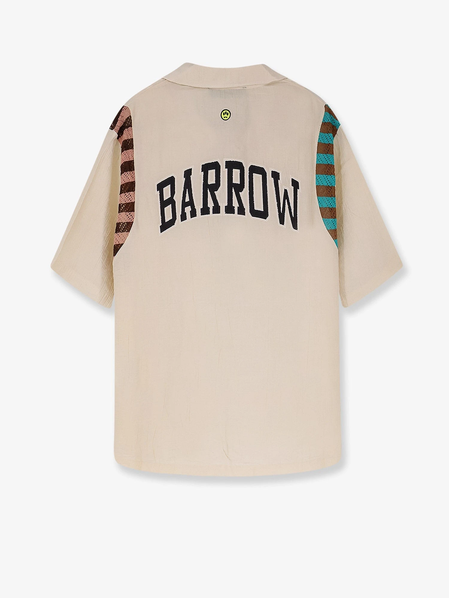 Viscose shirt with front logo print.webp