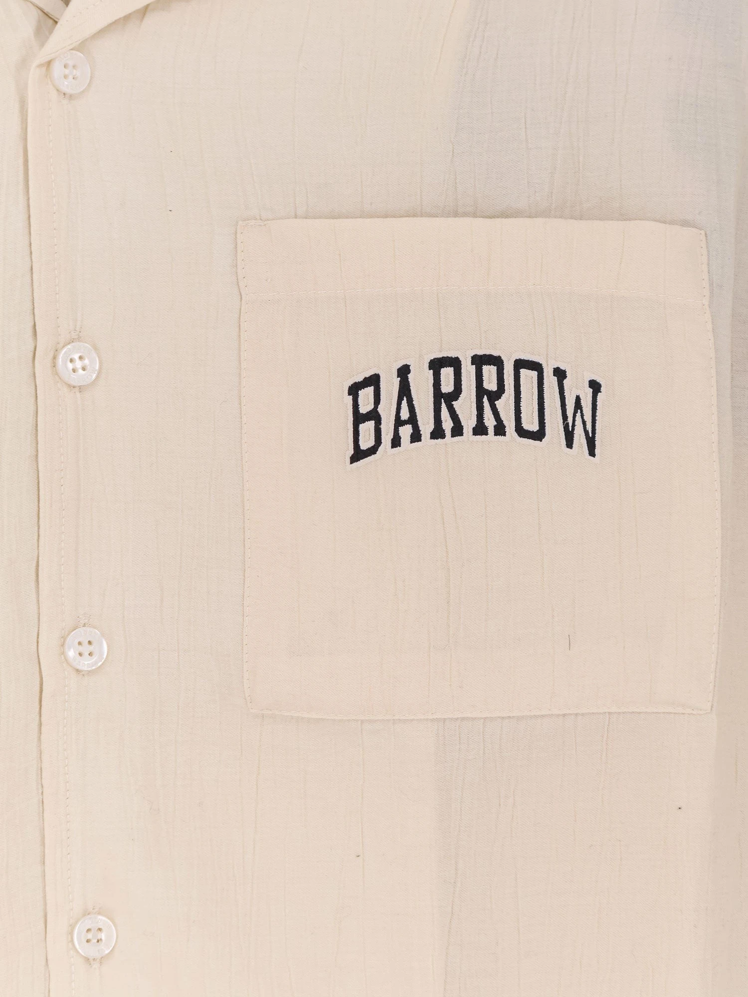 Viscose shirt with front logo print.webp