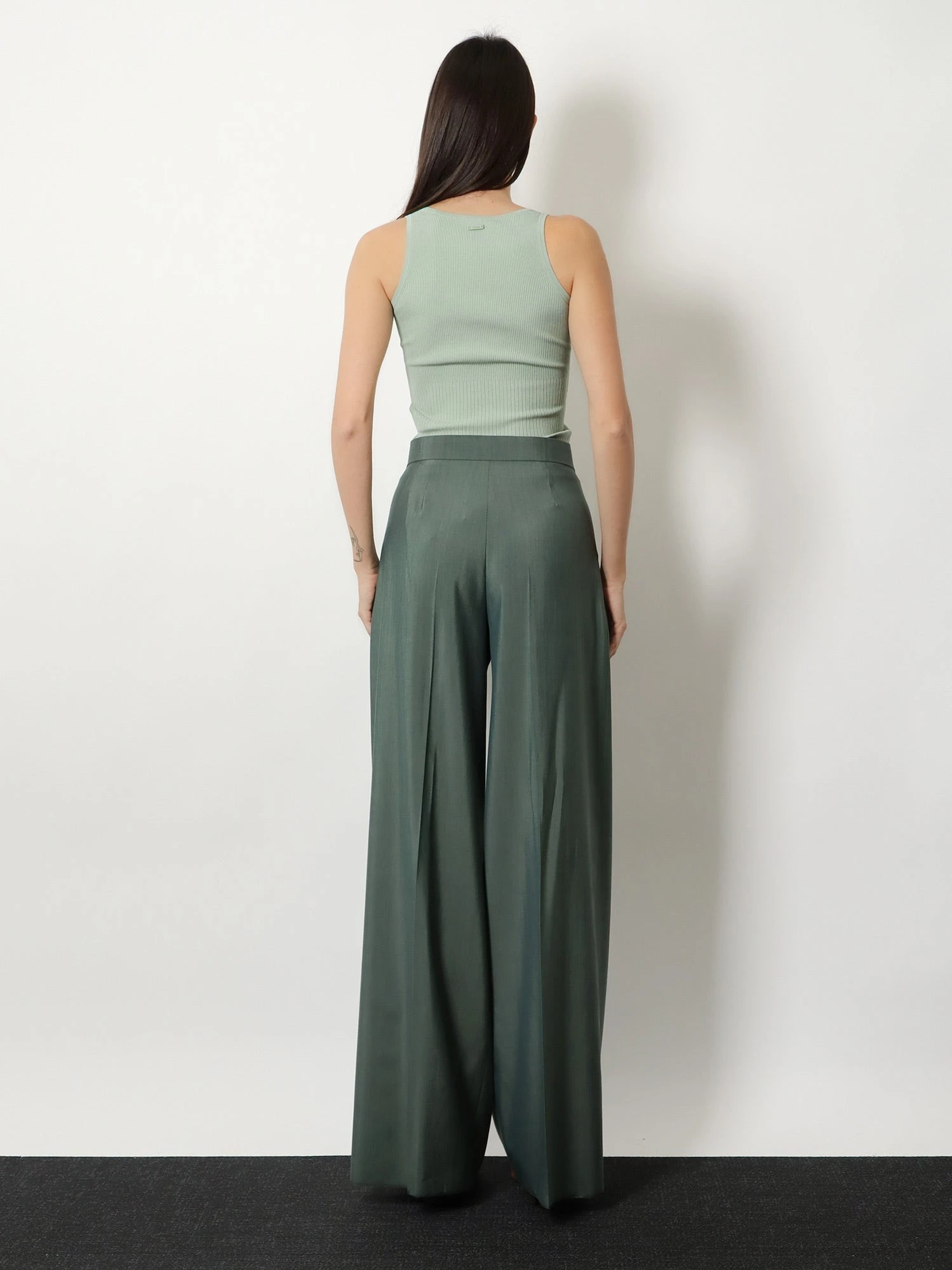 Mxmgiallo virgin wool and silk trousers.webp