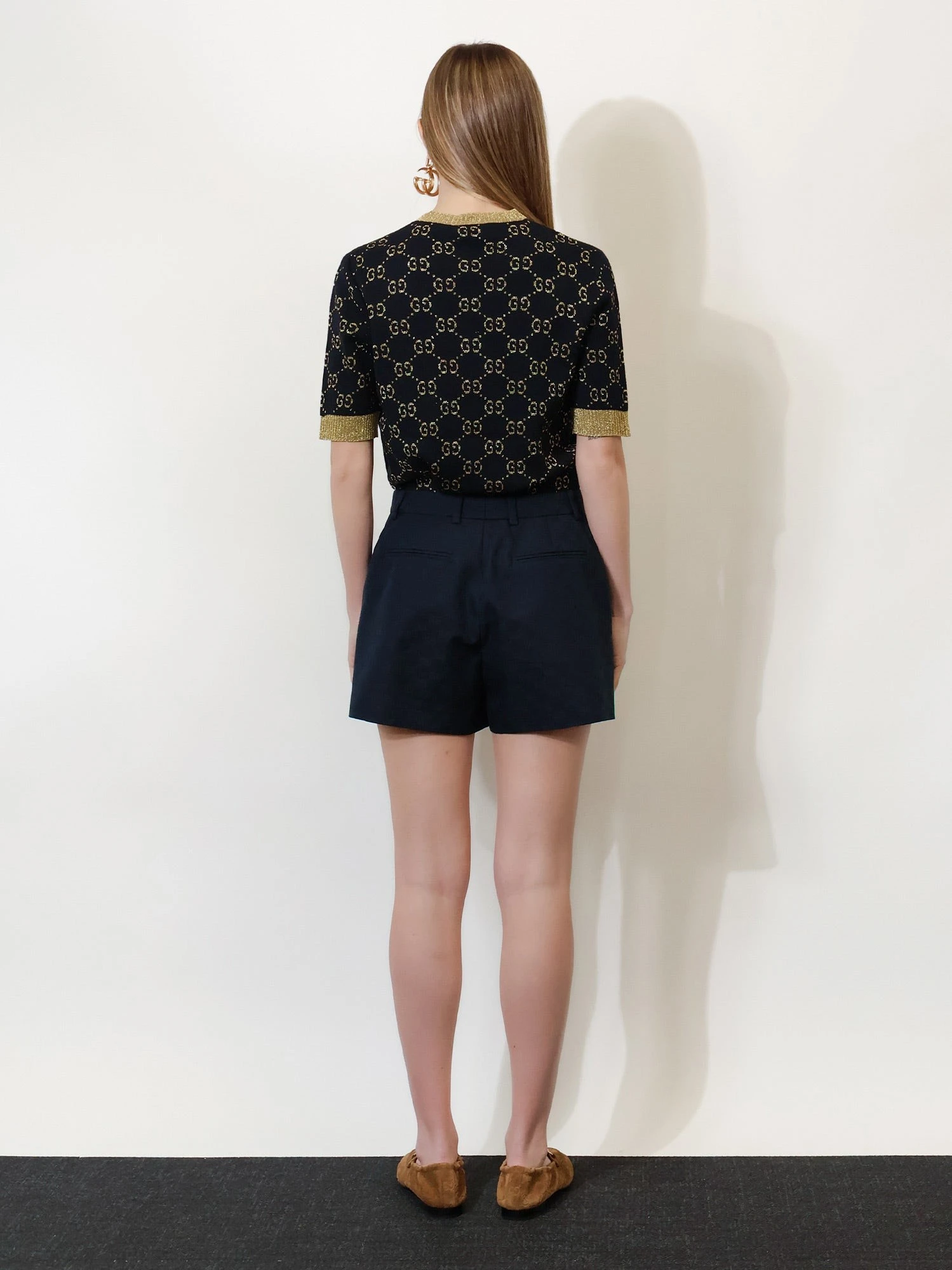 GG cotton blend shorts.webp