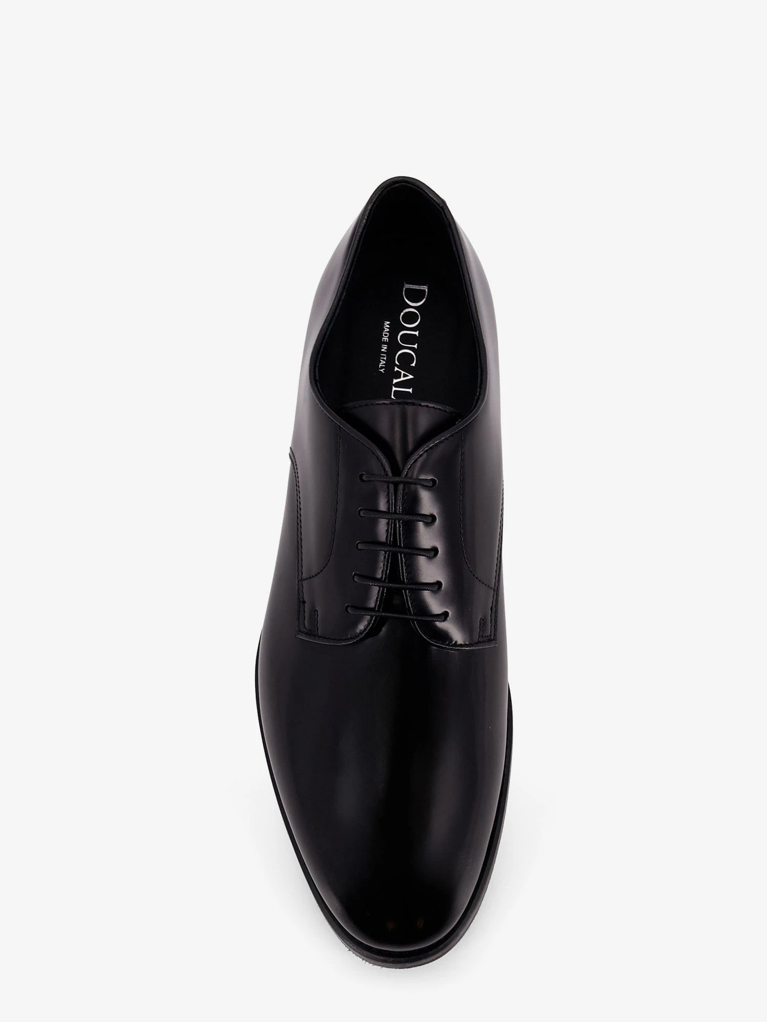 Leather lace-up