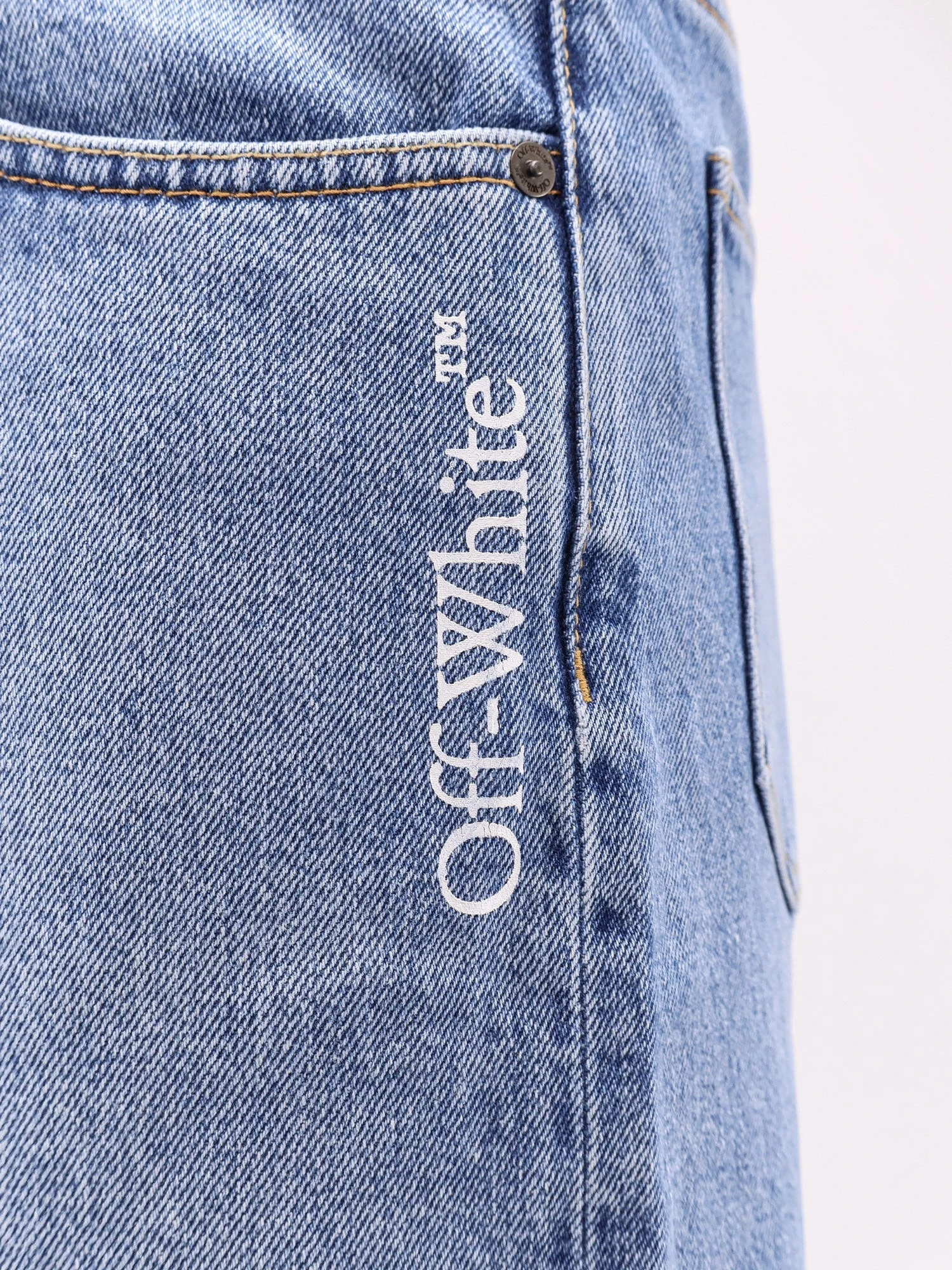 Half Arrow denim shorts.webp