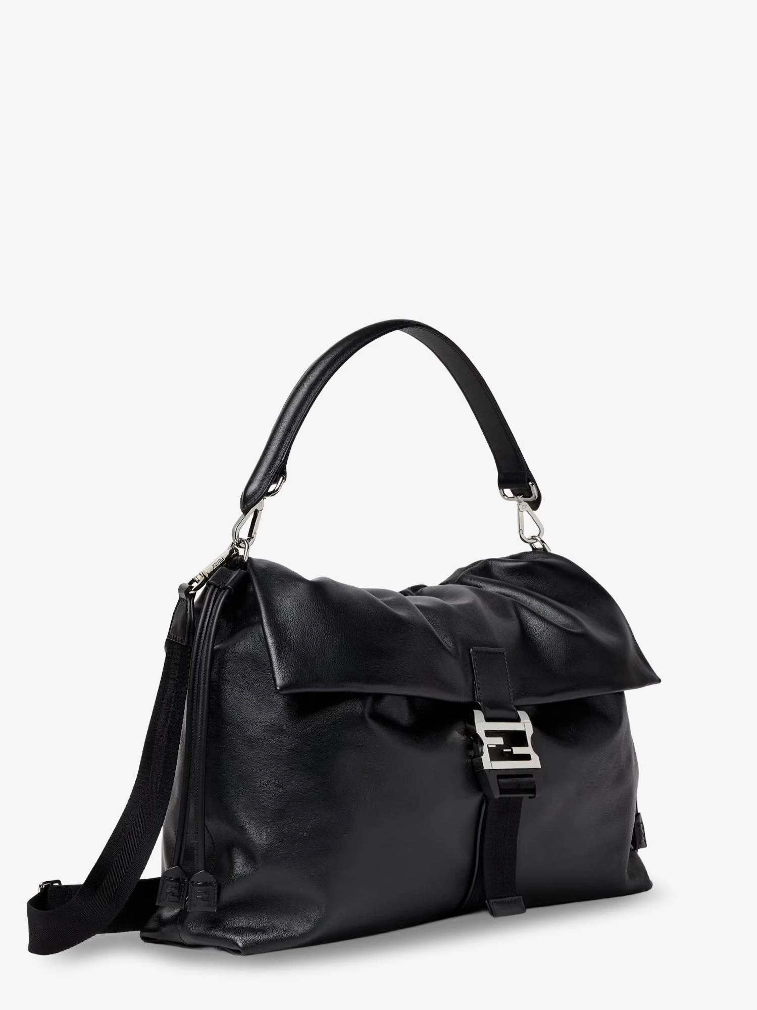 Fendi Flux Maxi Messenger leather crossbody bag.webp