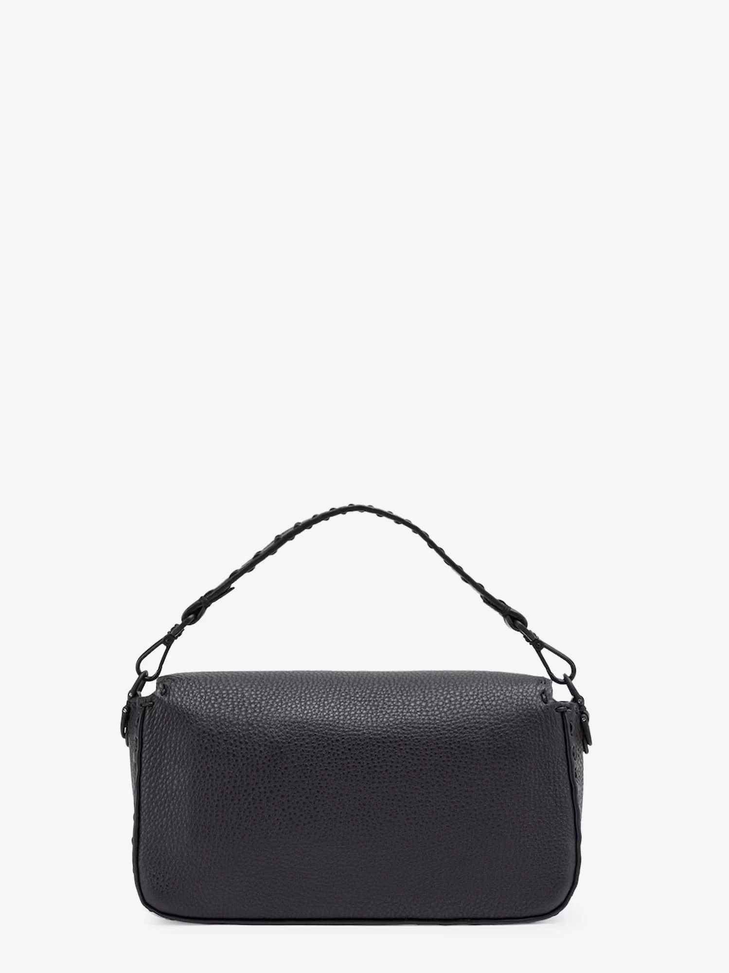Baguette leather shoulder bag with Selleria stitchings.webp