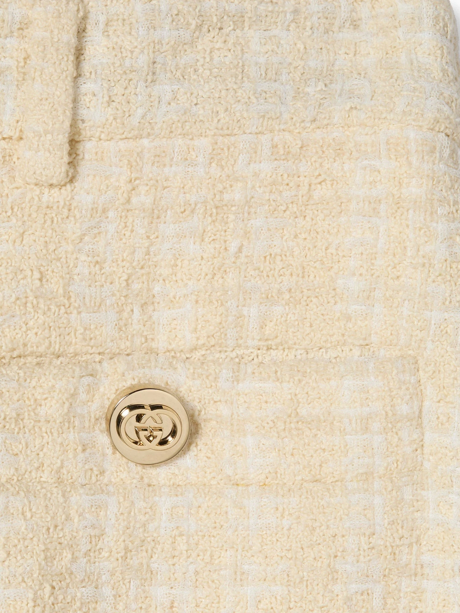Cotton blend trousers with checked pattern.webp