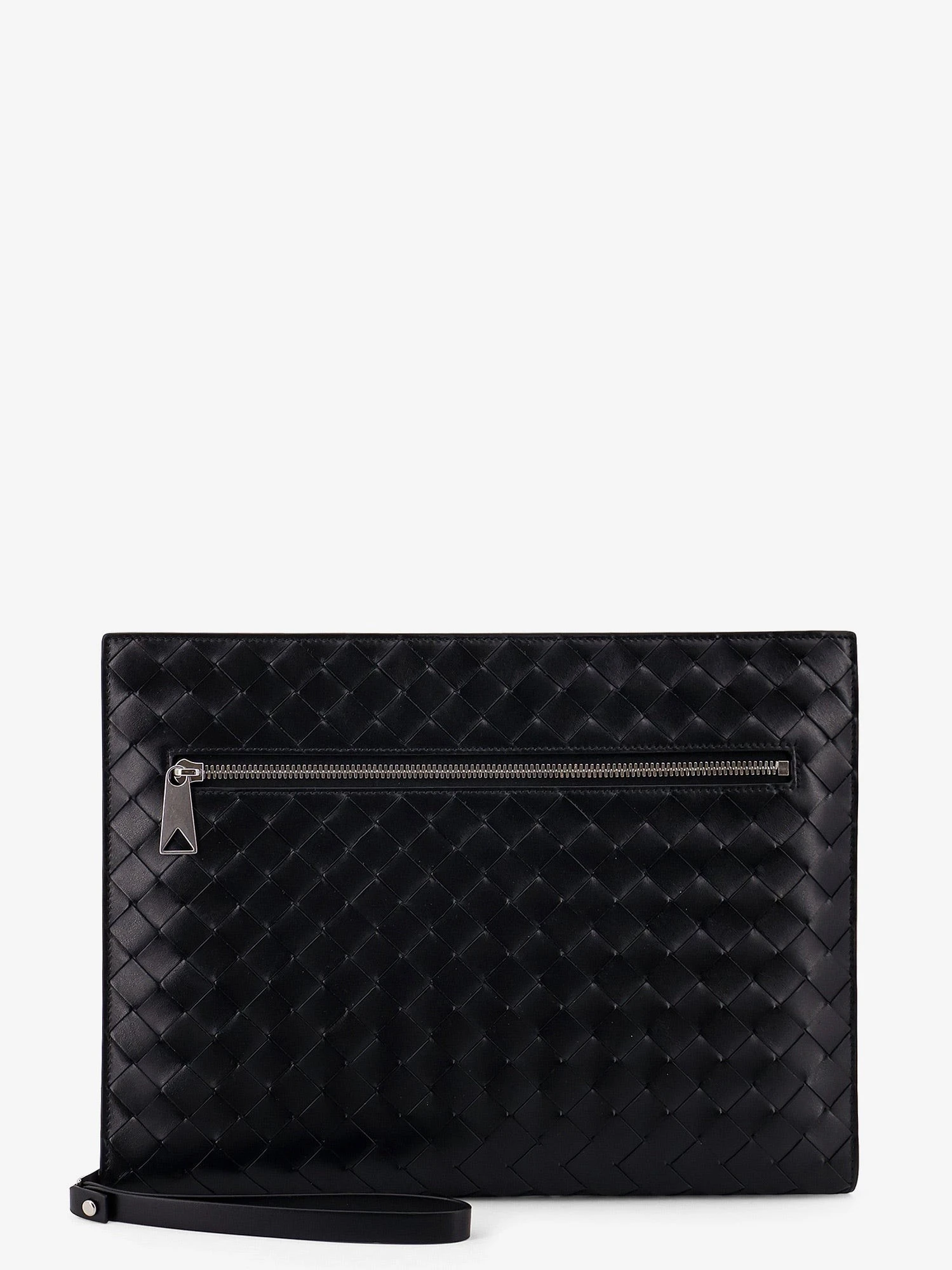 Avenue leather document case with Intrecciato motif.webp