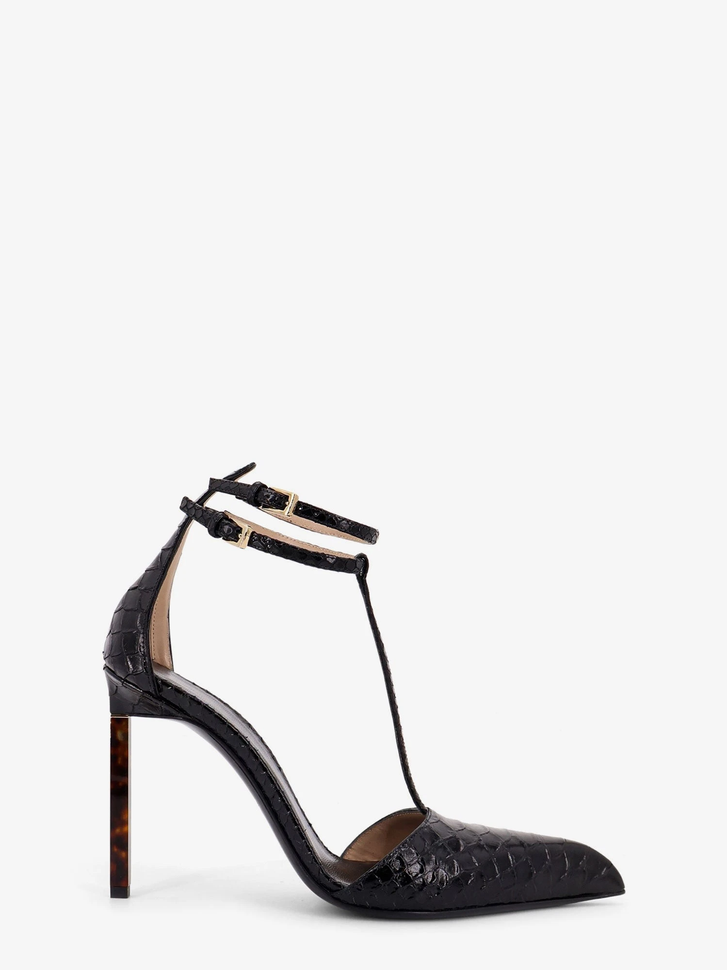 Python-effect leather pumps.webp