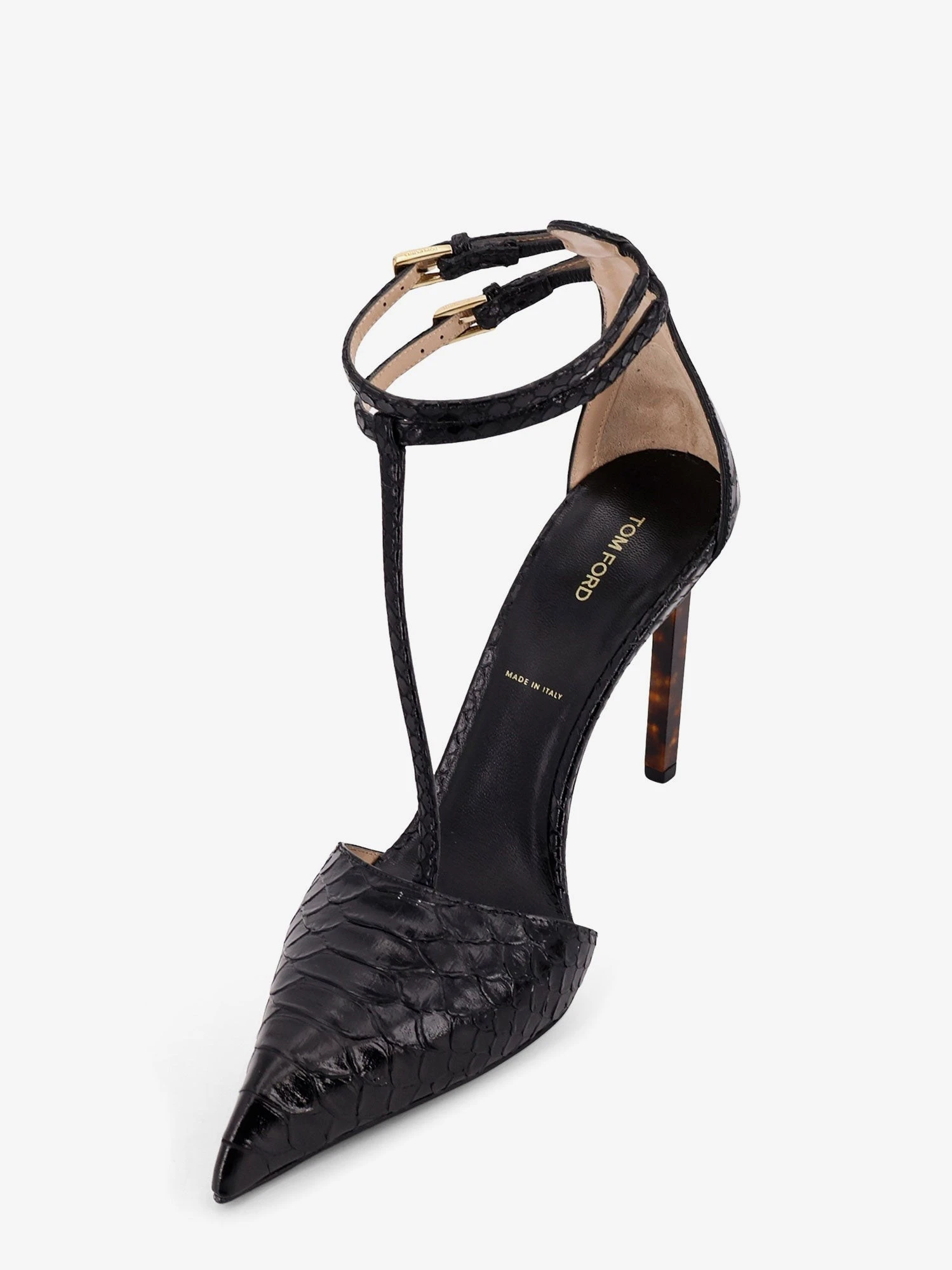 Python-effect leather pumps.webp