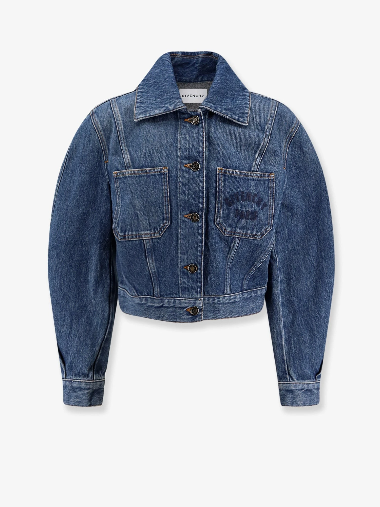 Denim Jacket with Logo embroidery.webp