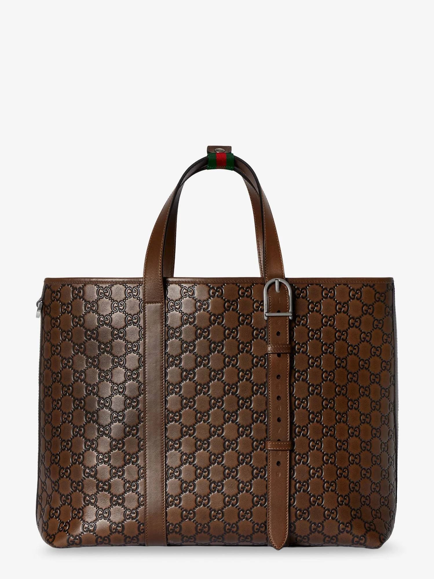 GG Emblem leather shopping bag.webp