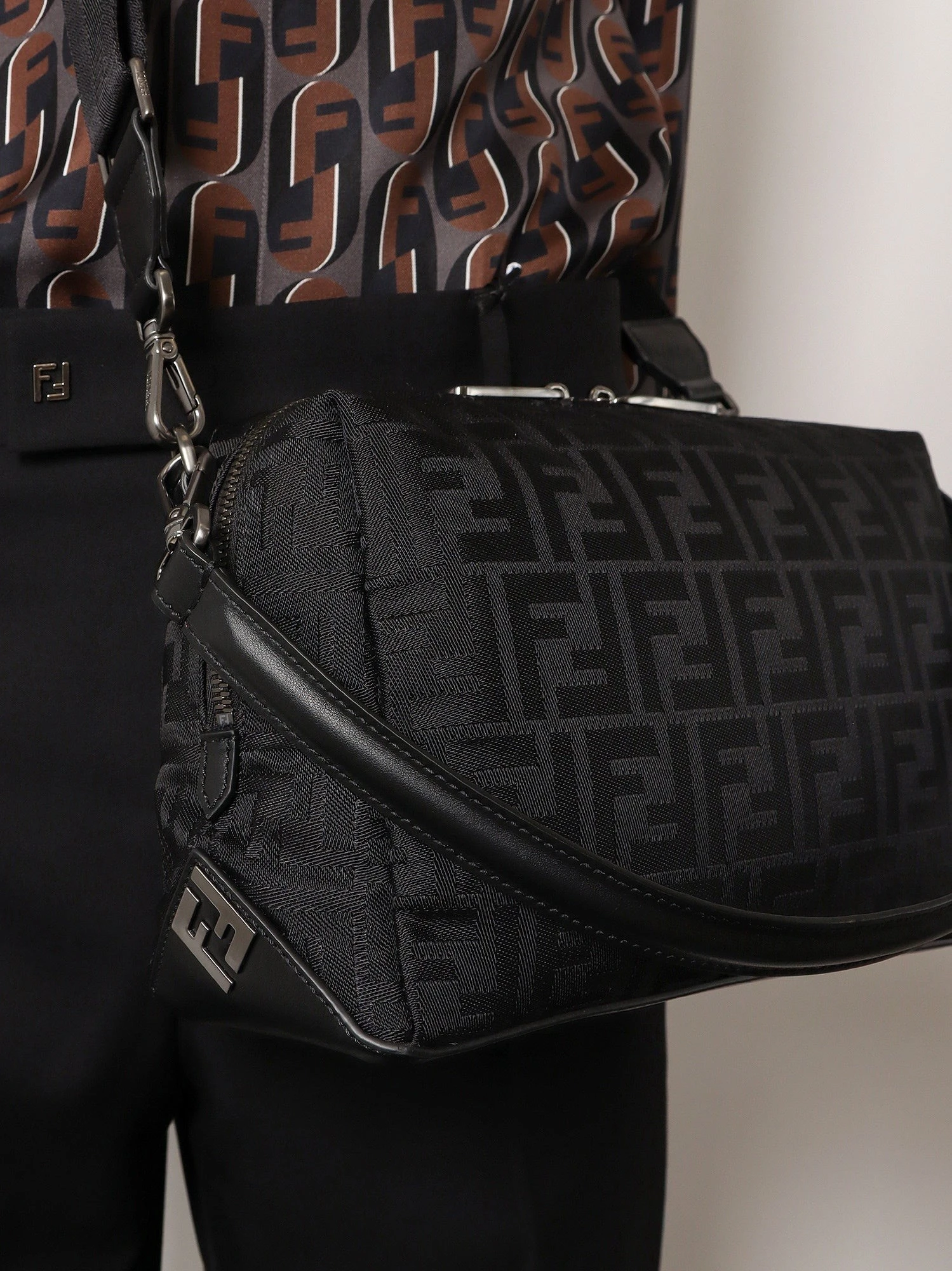 Fendi Lui Medium FF nylon crossbody bag.webp