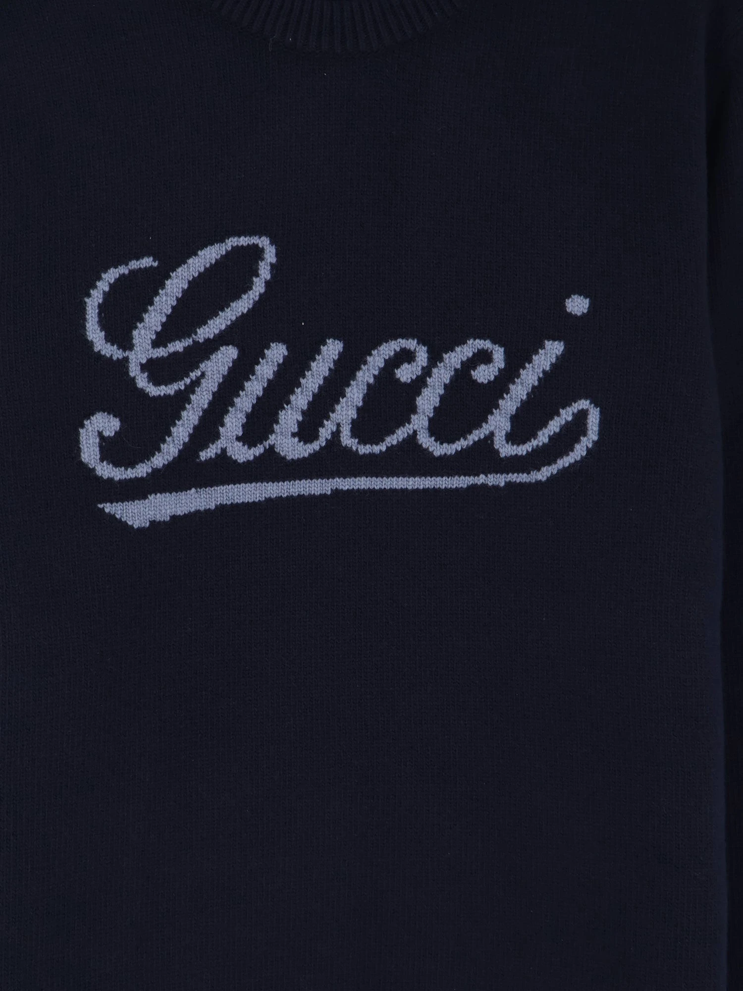 Wool sweater with frontal embroidered logo.webp