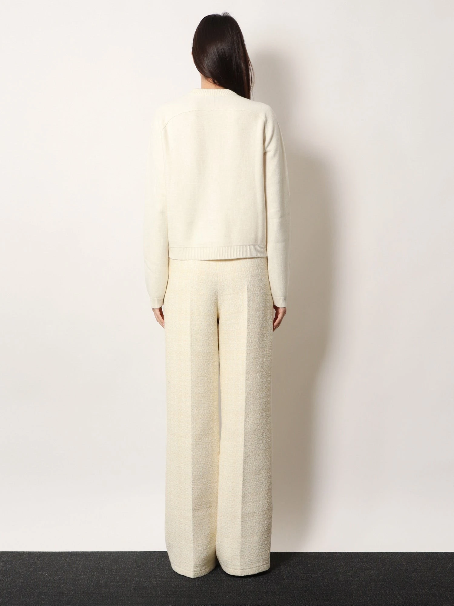 Wool and cashmere cardigan with metal Horsebit.webp
