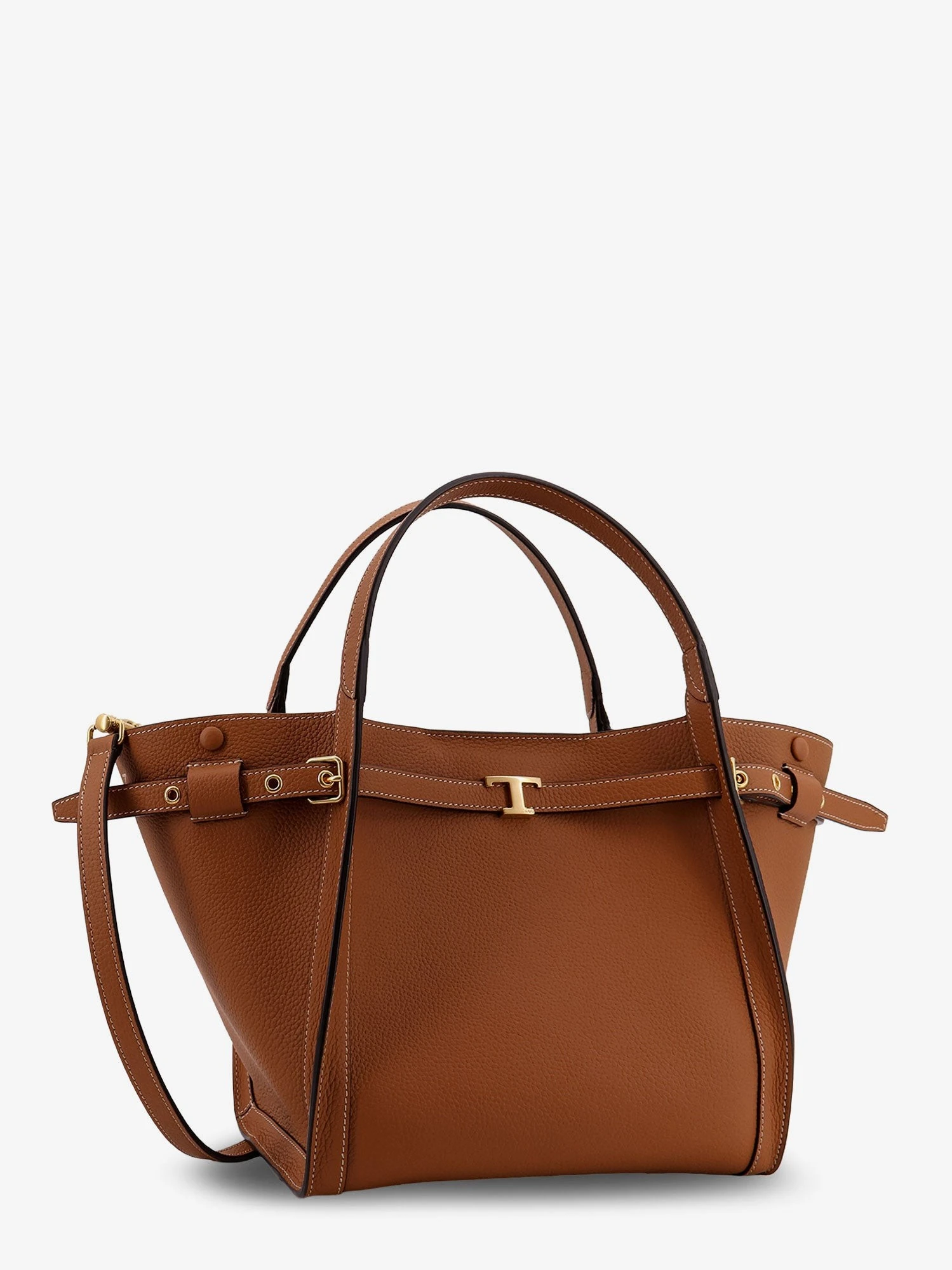 Hammered leather shopping bag.webp