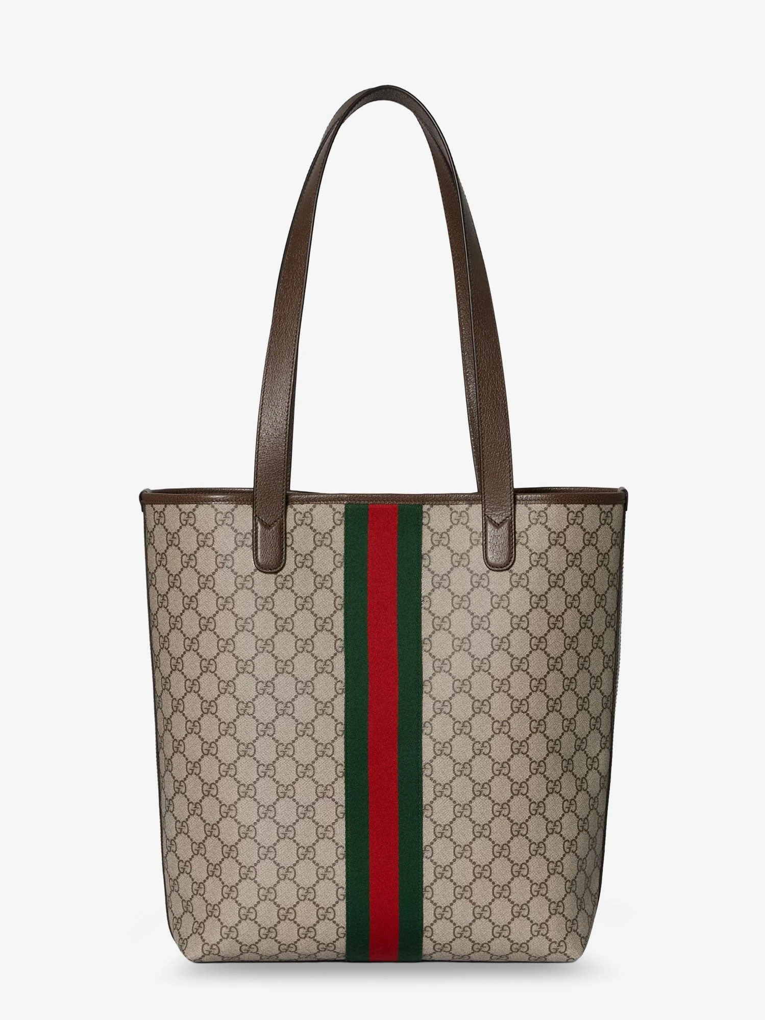 GG Monogram fabric Ophidia shopping bag.webp