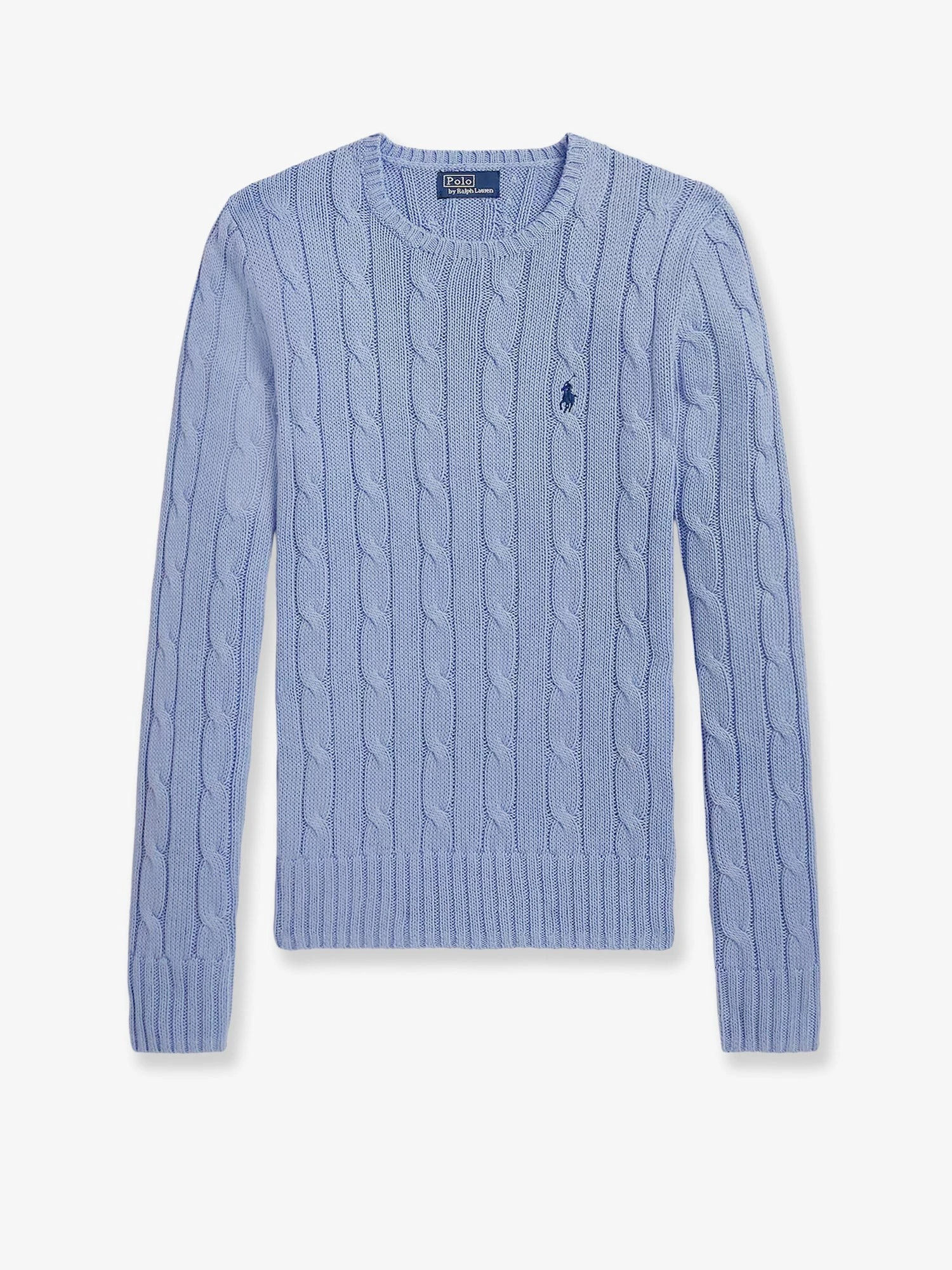 Cotton sweater with embroidered logo on the front.webp