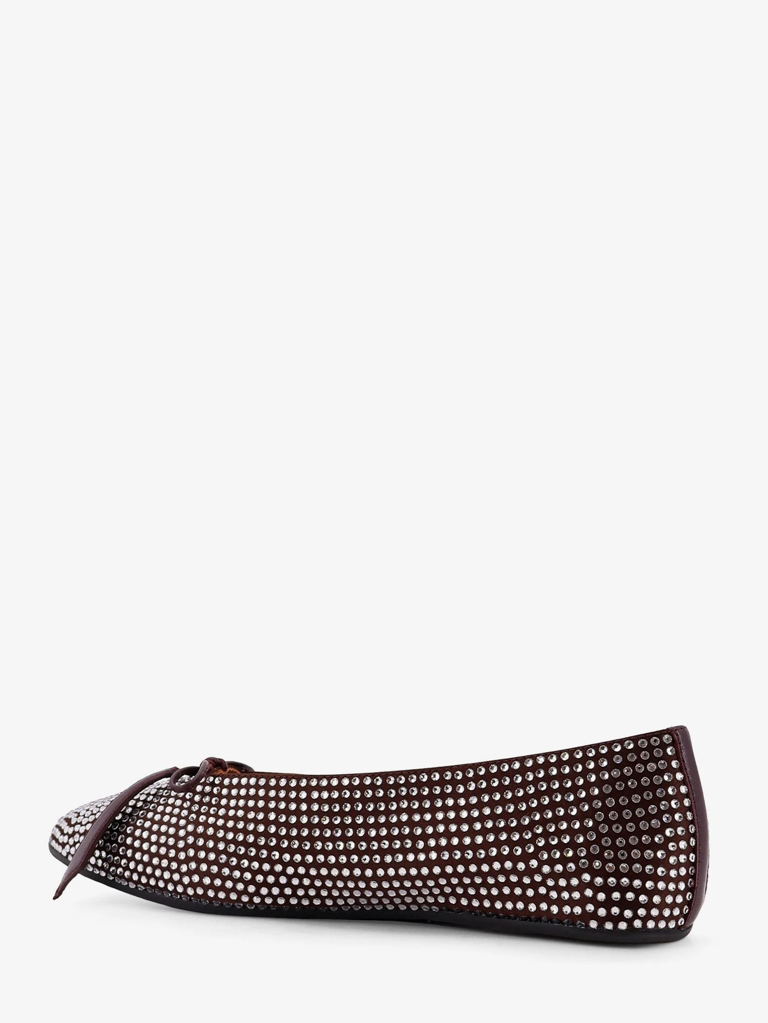 Kali satin ballerinas with all-over rhinestone detail