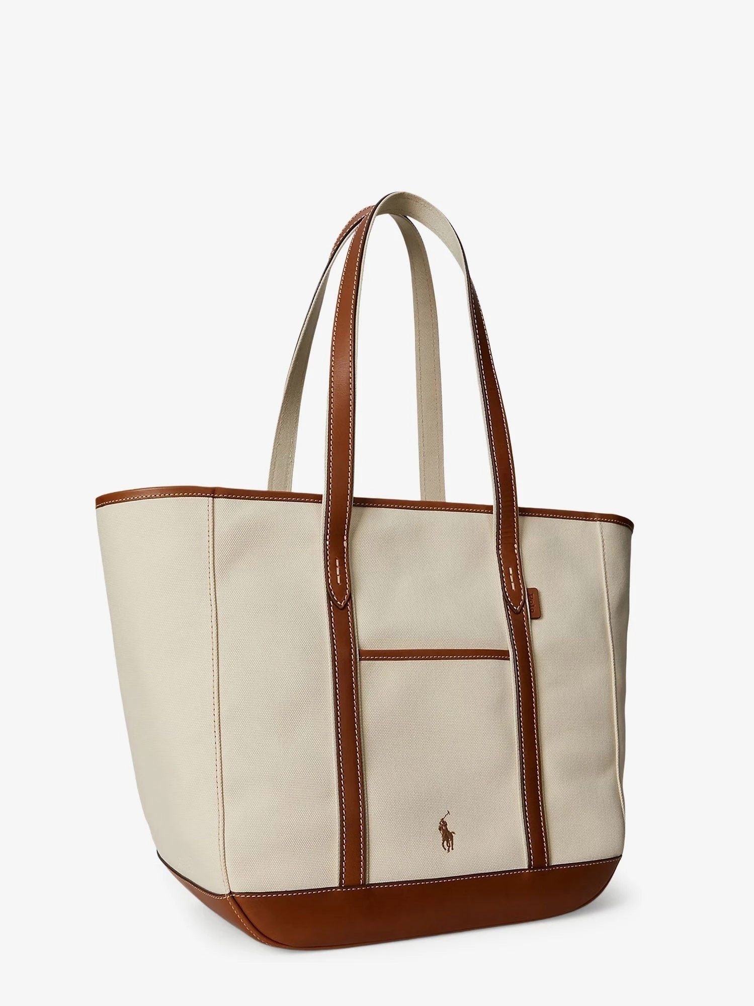 Canvas shopping bag with embroidered logo.webp