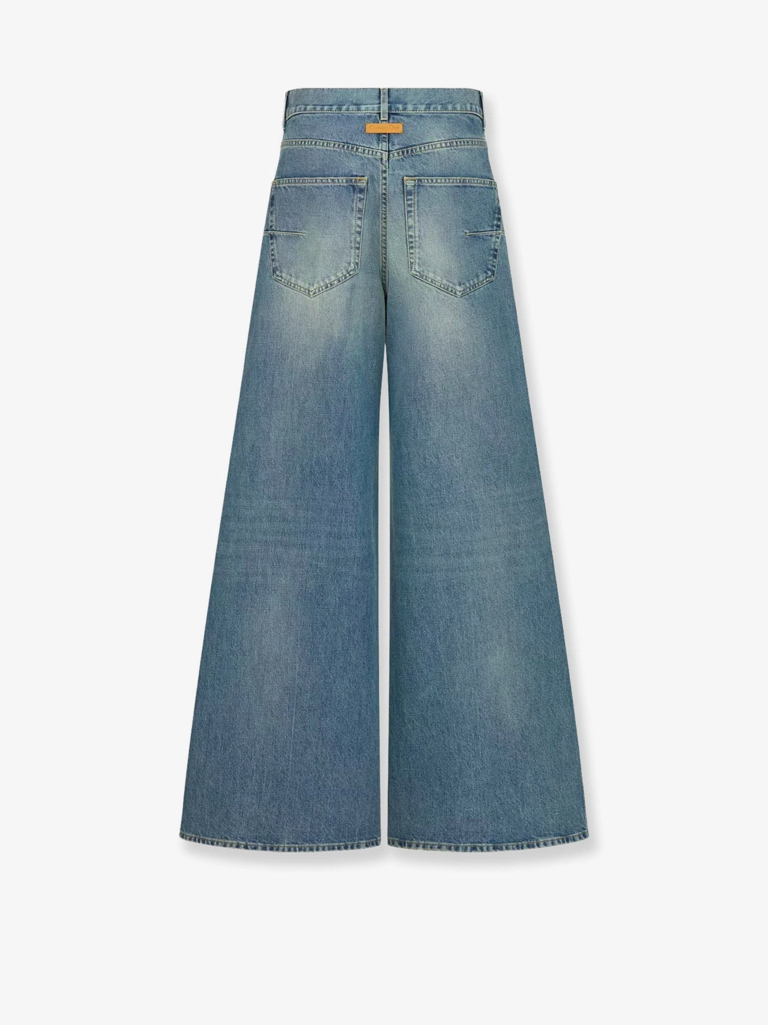 Stone-washed jeans with Dior Oblique motif inside.webp