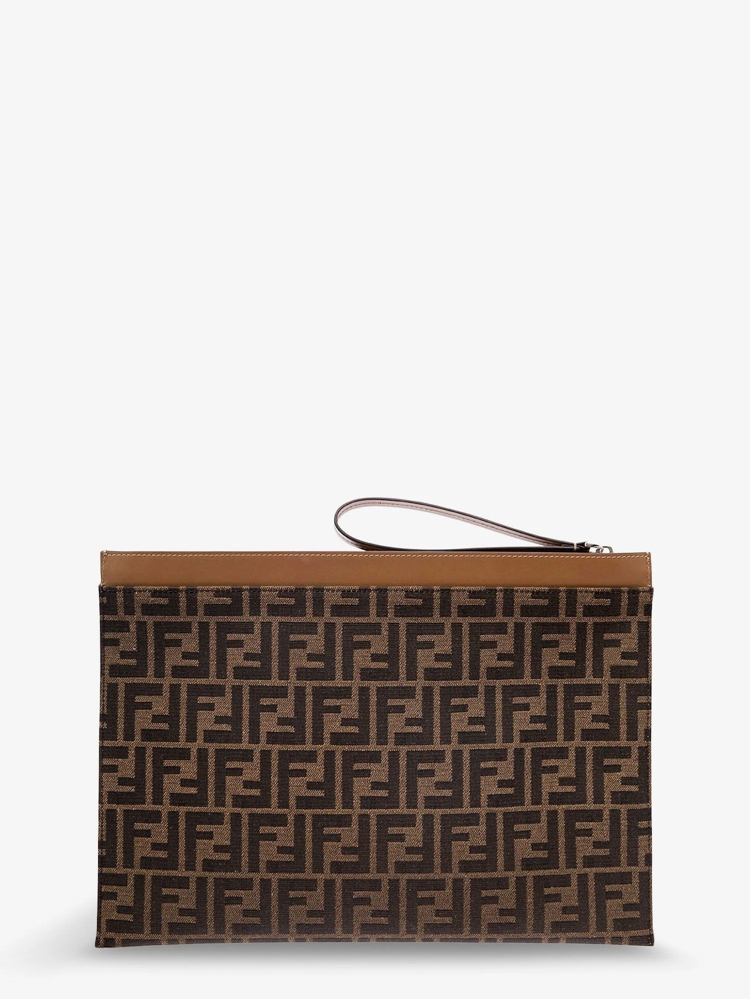 FF Jacquard Fabric Flat Pouch Large.webp
