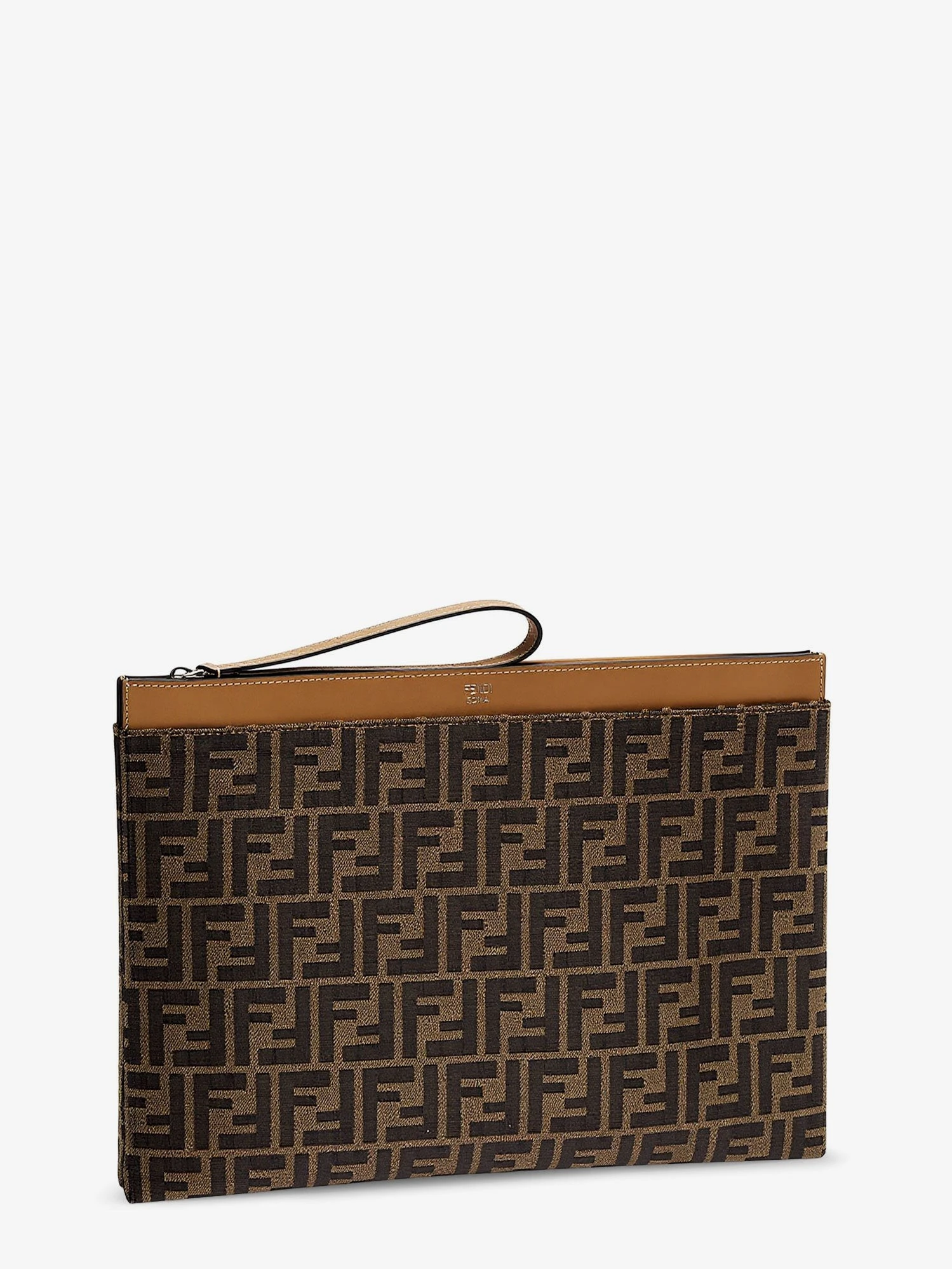 FF Jacquard Fabric Flat Pouch Large.webp