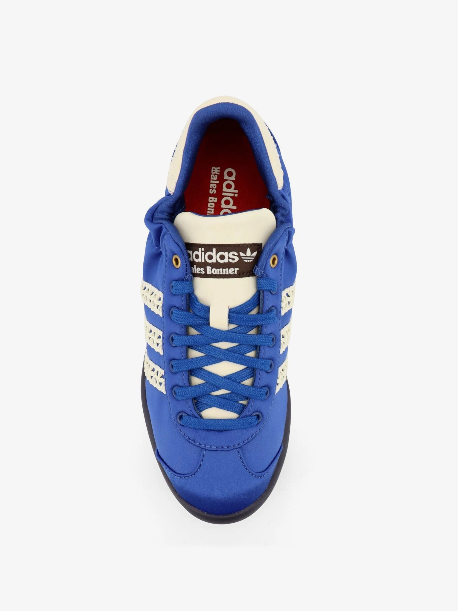 Satin sneakers with iconic side bands.webp