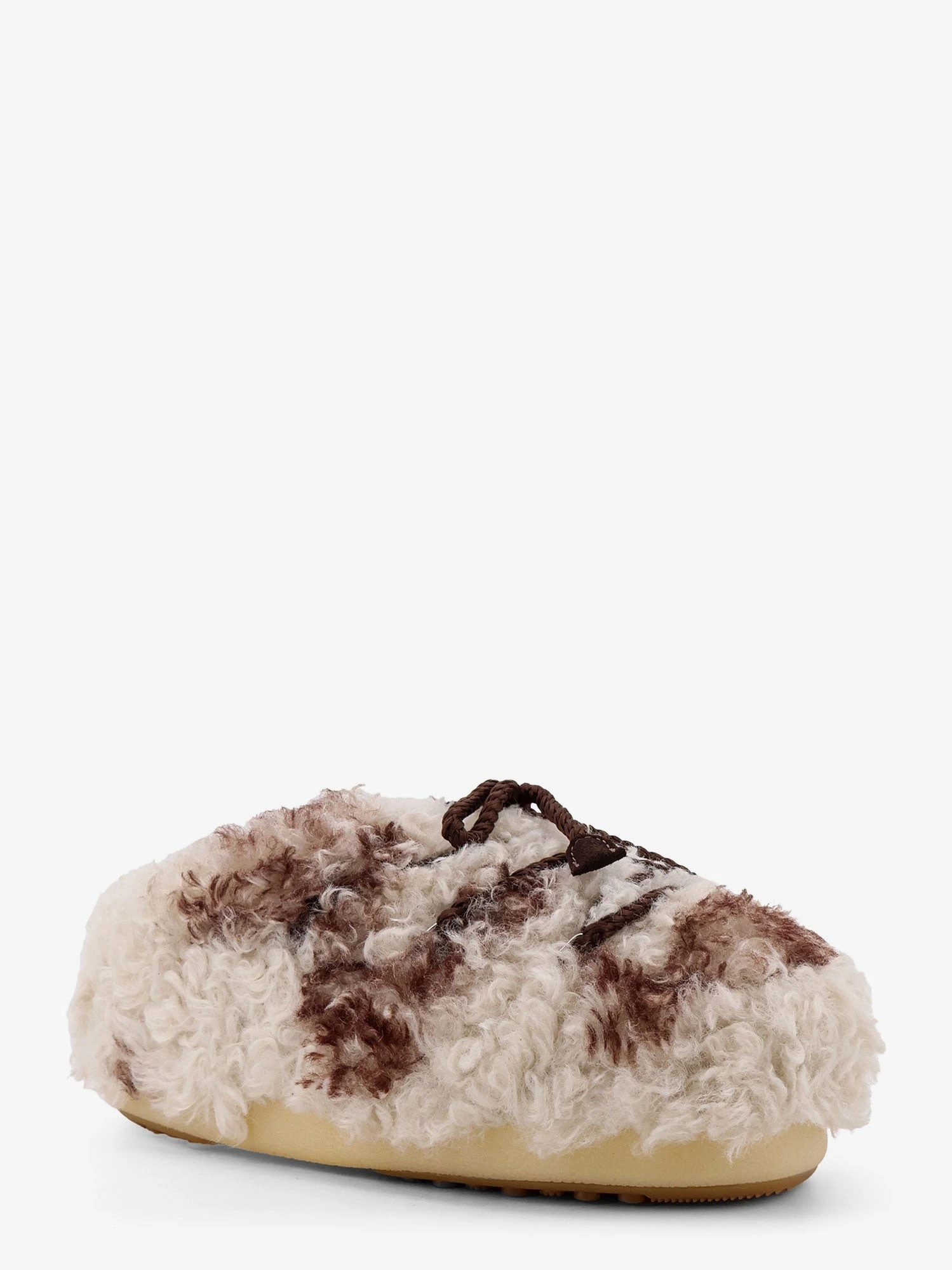 Low faux fur sandals.webp