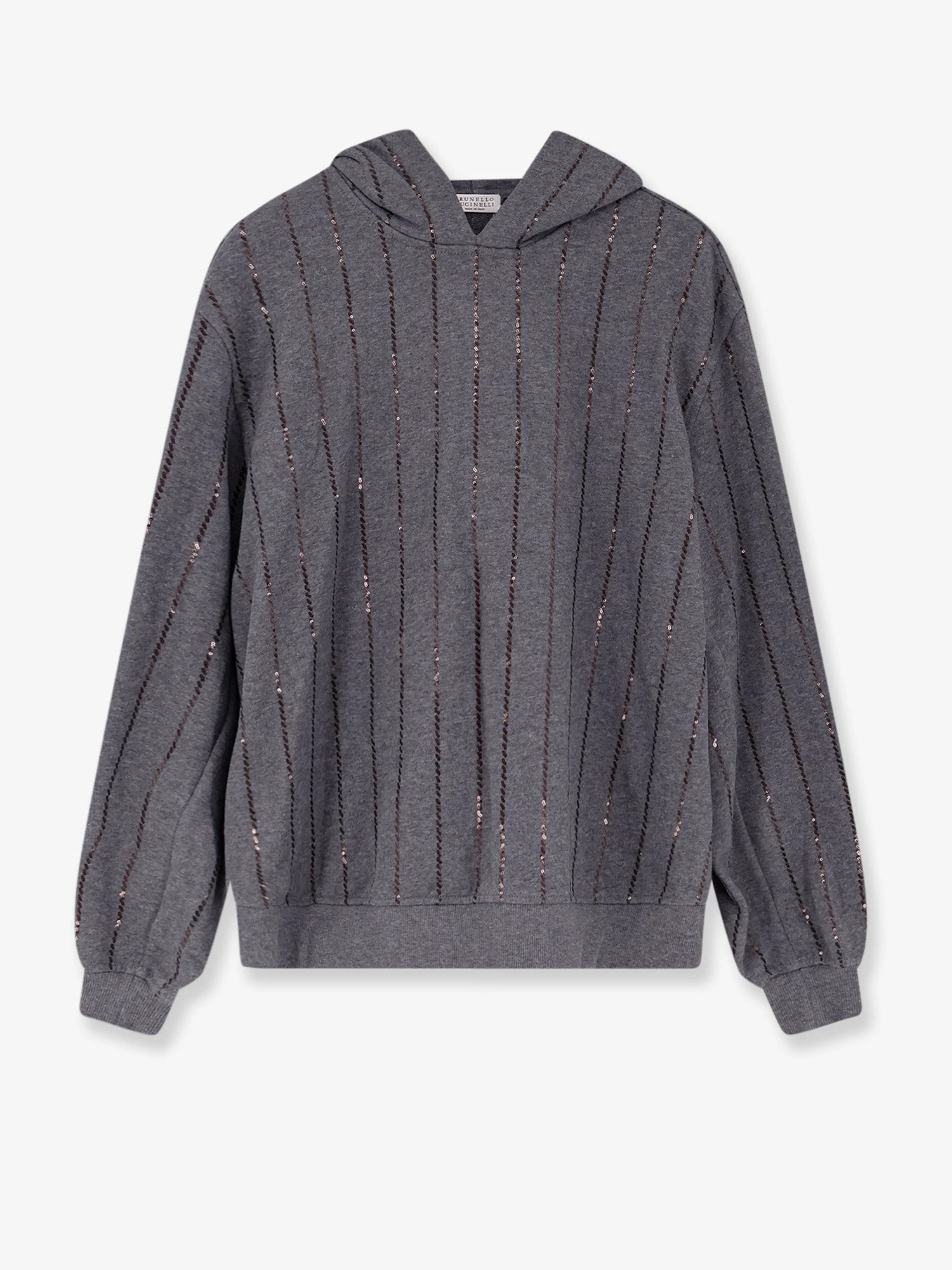 Dazzling chalk stripe embroidery cotton sweatshirt.webp