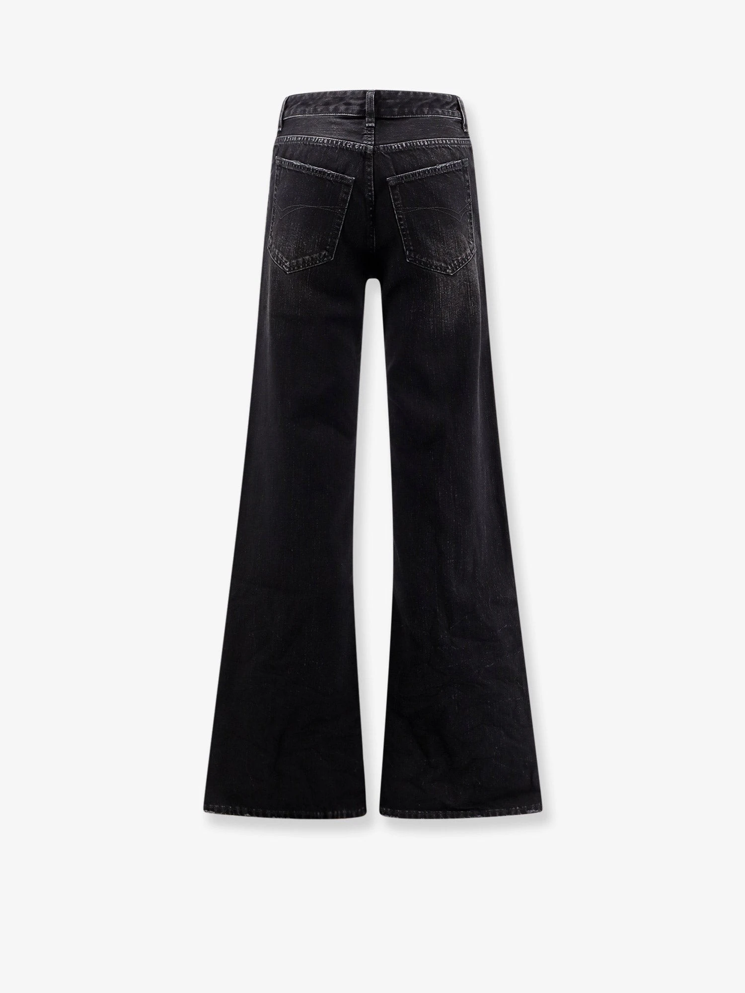 Wide Leg black denim trousers.webp