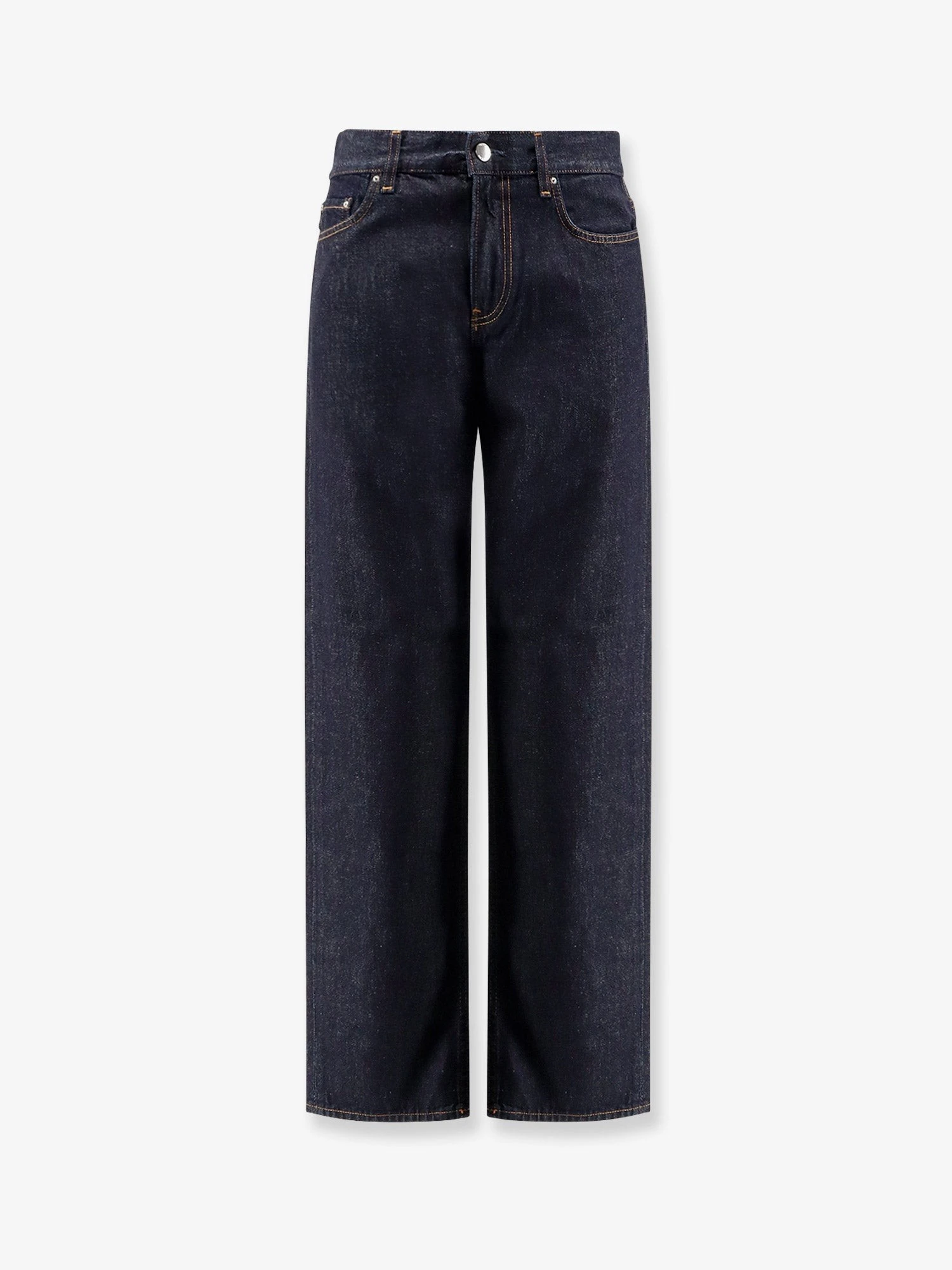 Low straight denim jeans.webp