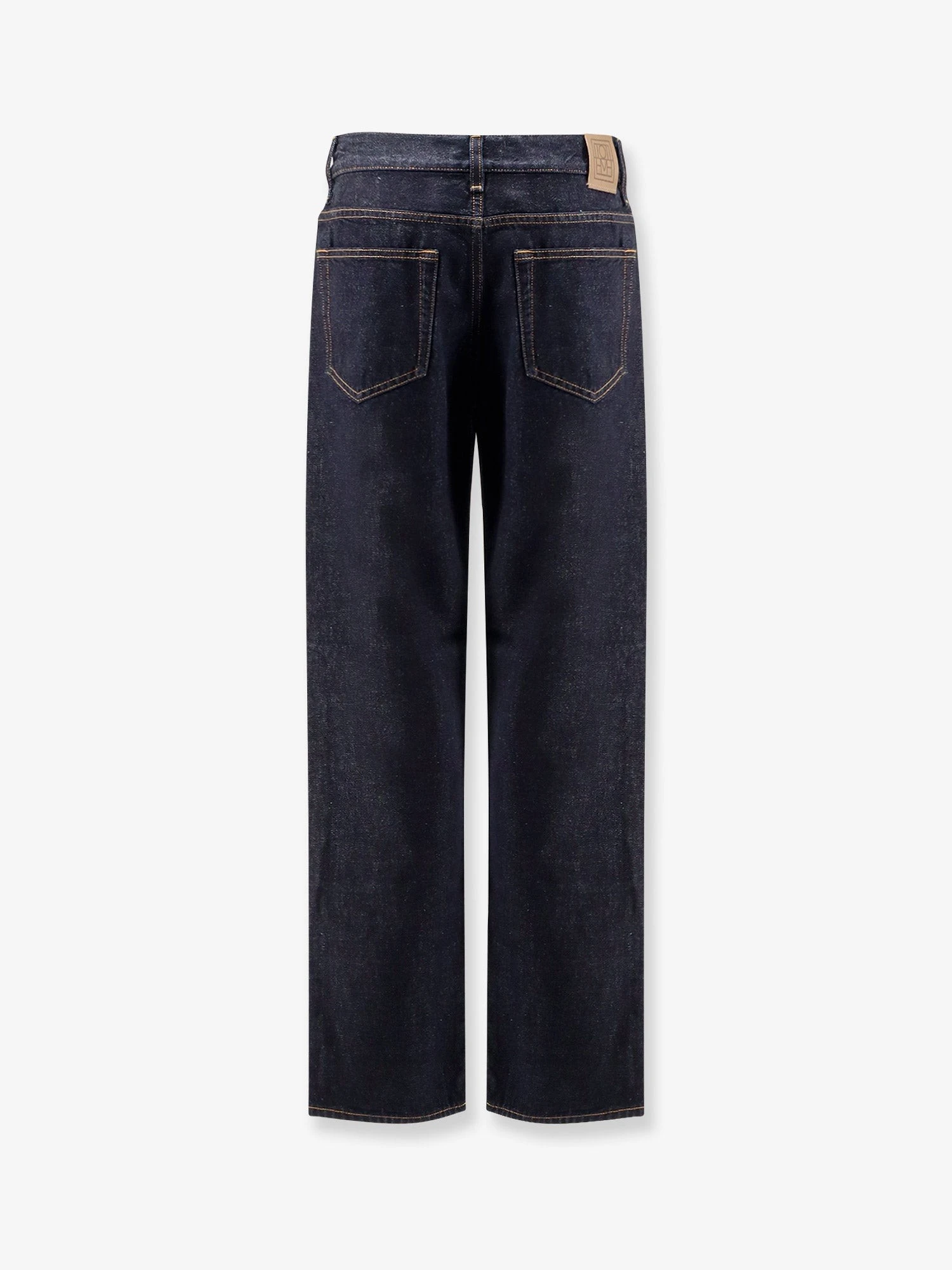 Low straight denim jeans.webp