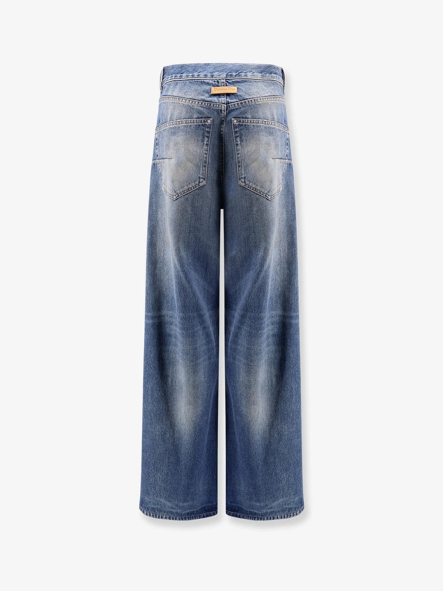 Flared Jeans with destroyed effect.webp
