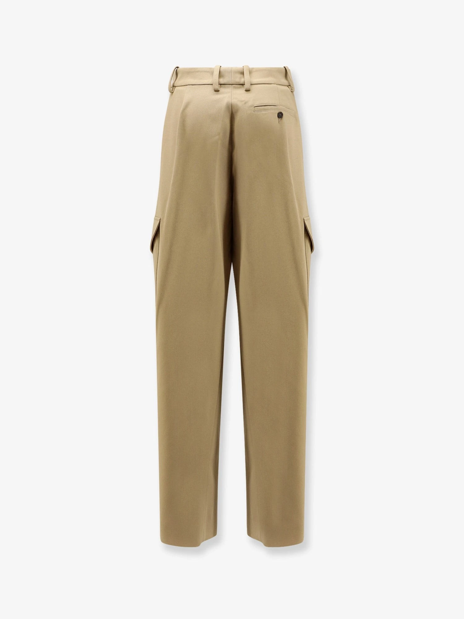 Cotton and wool cargo trousers.webp