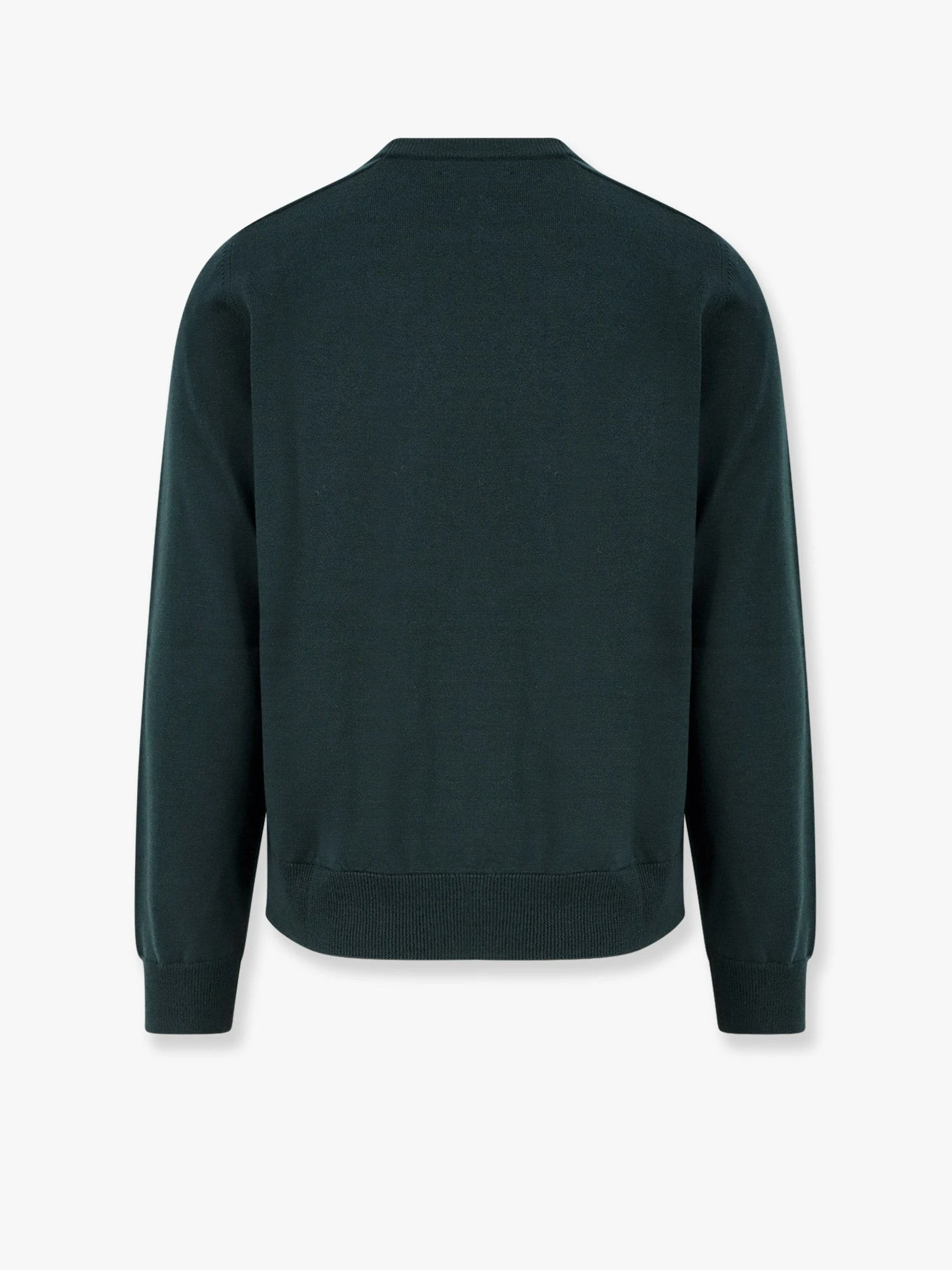 Wool sweater with embroidered logo on the front.webp