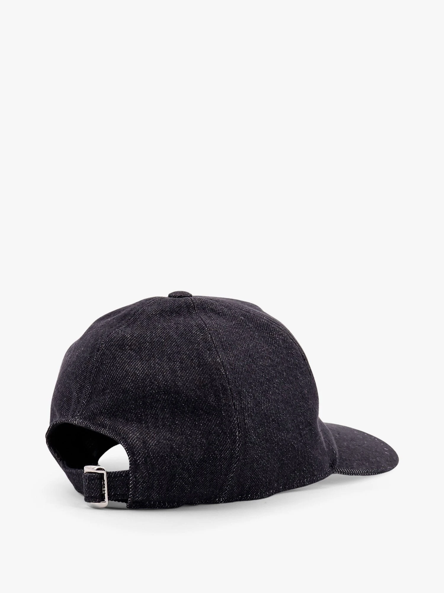 Denim baseball hat with logo embroidery.webp