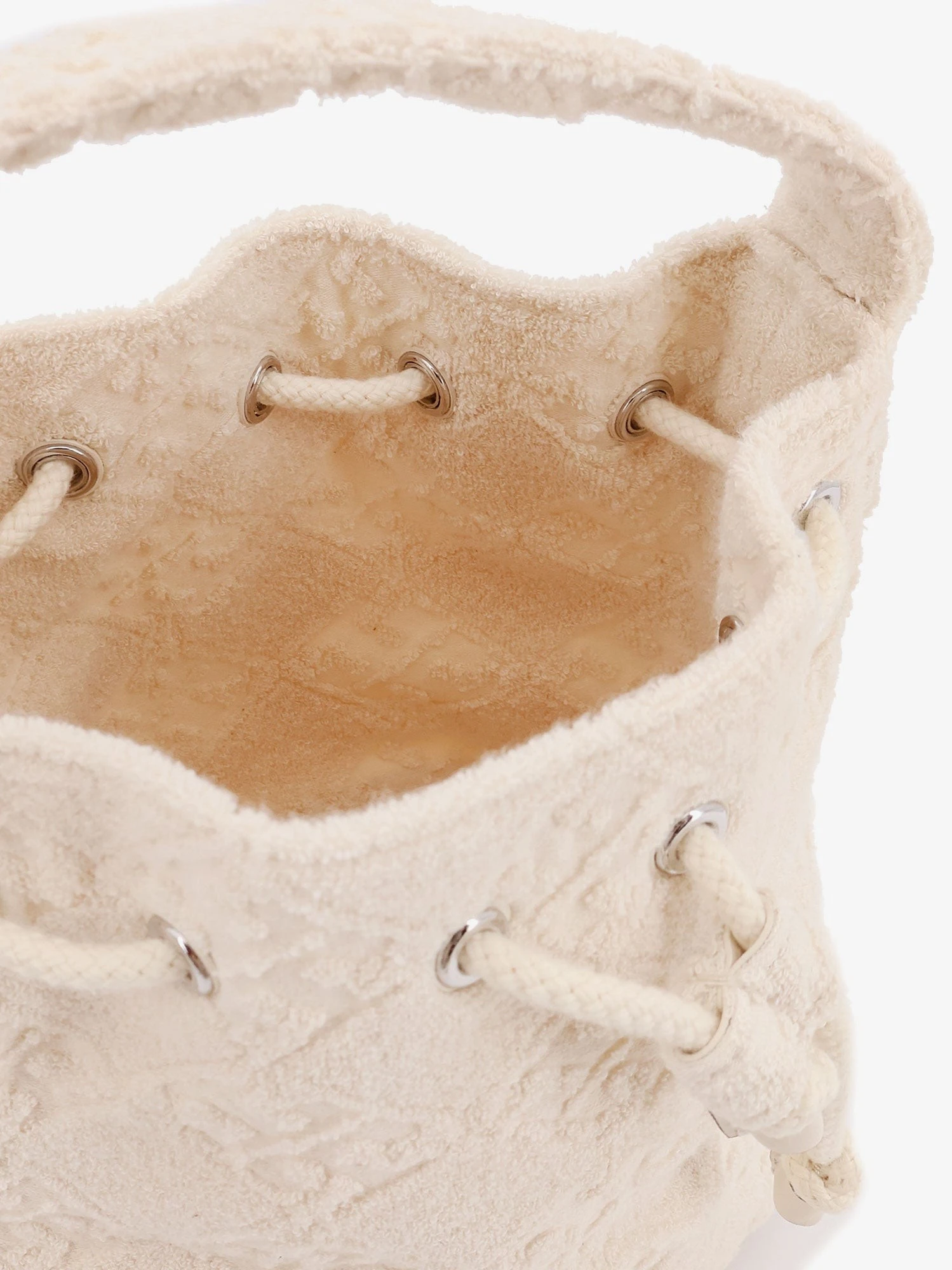 T Monogram Terry Mini canvas bucket bag.webp