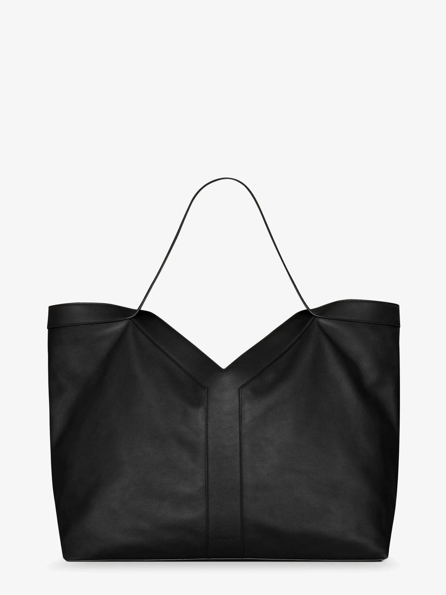 Y Oversize leather tote bag.webp