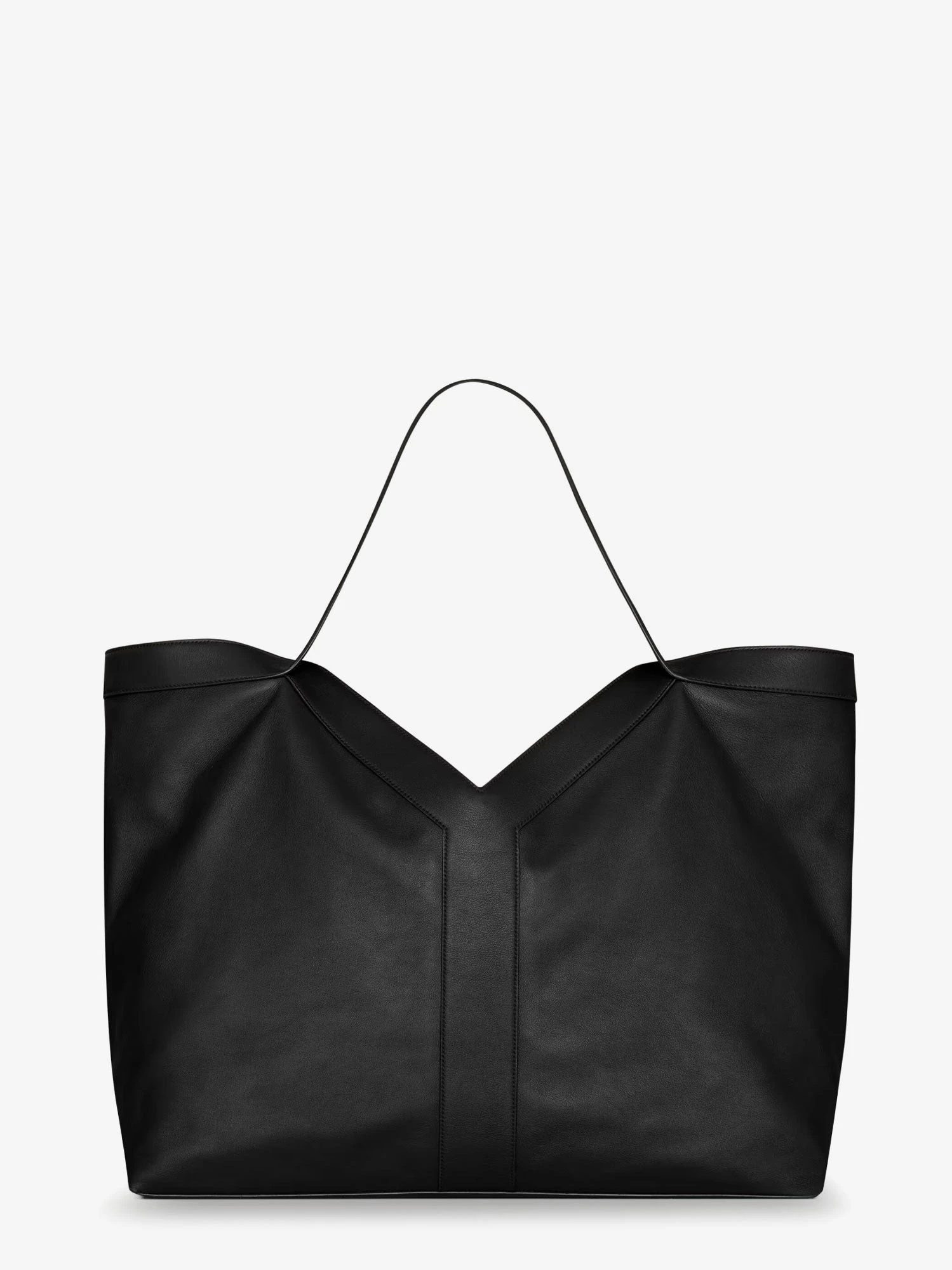 Y Oversize leather tote bag.webp