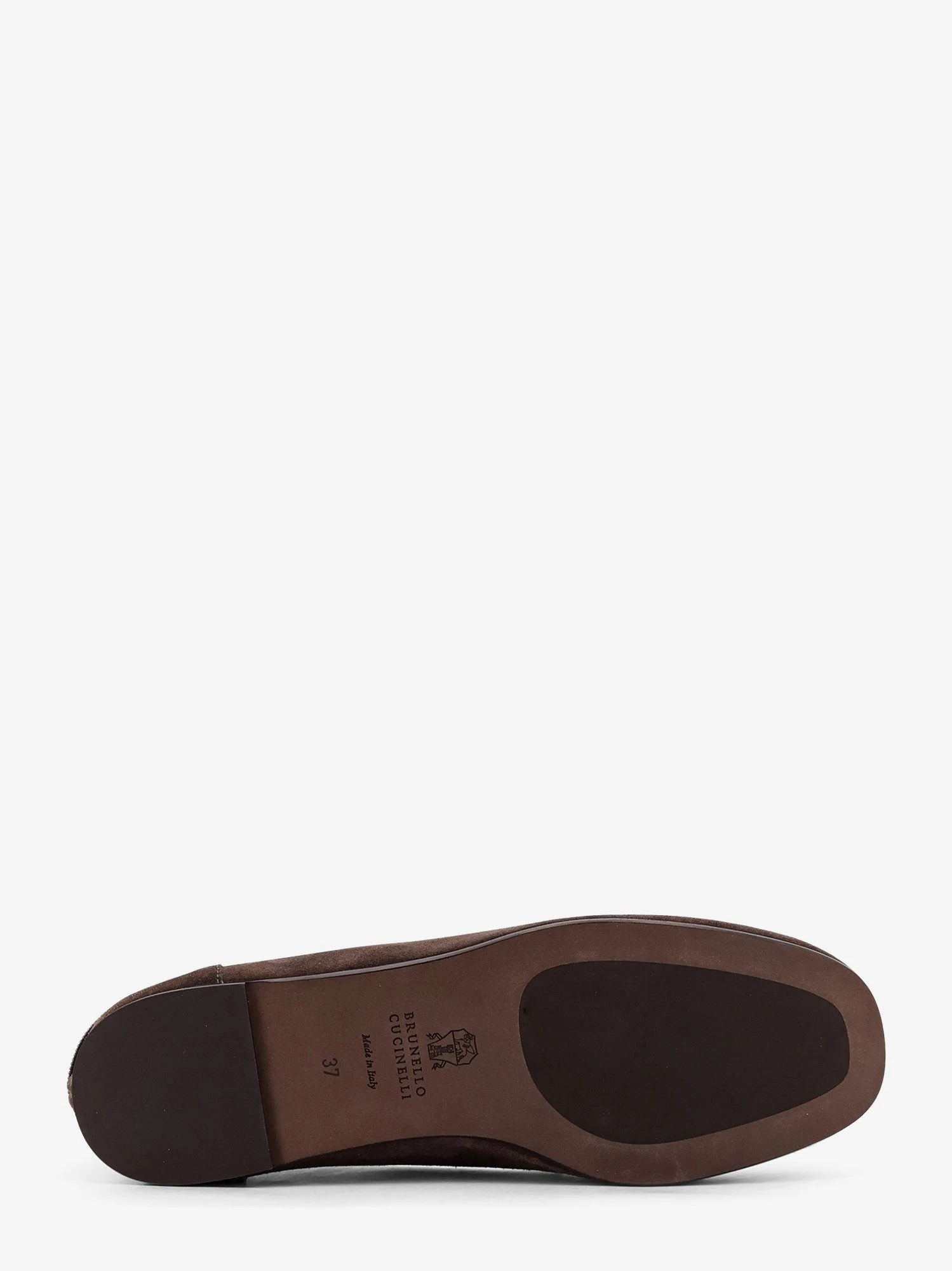 Suede loafers with Monili detail.webp