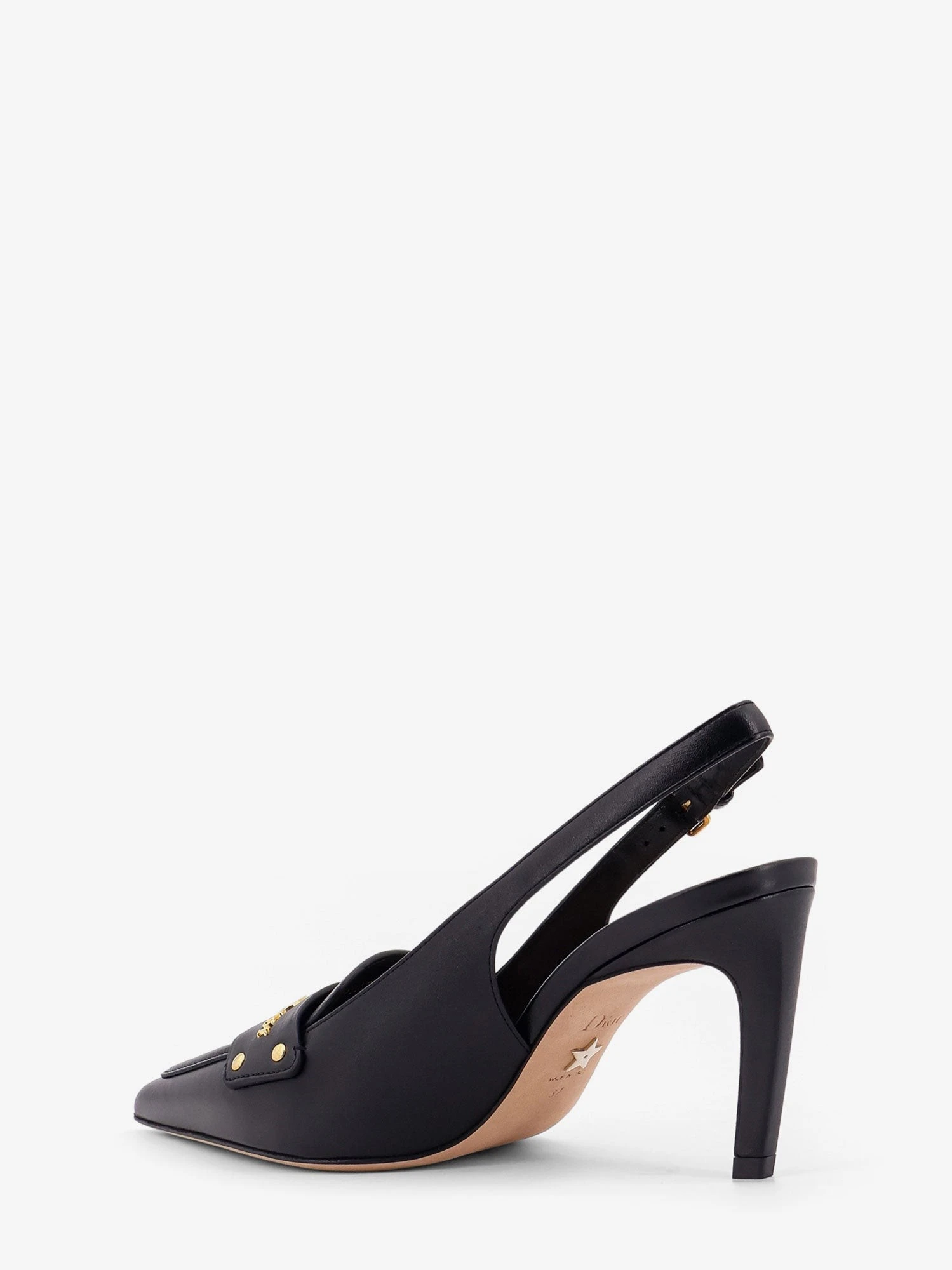 Boy leather decolleté slingback.webp