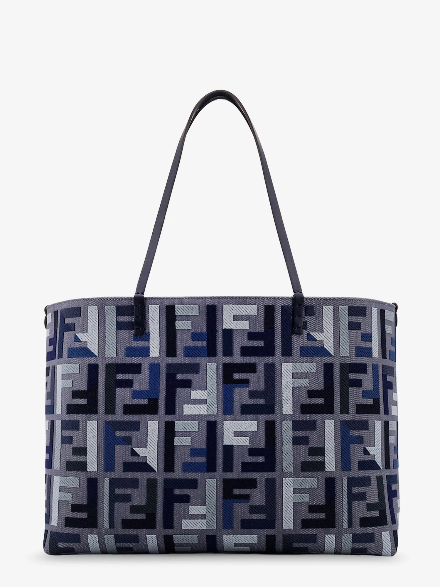 Roll Large jacquard FF fabric tote bag.webp