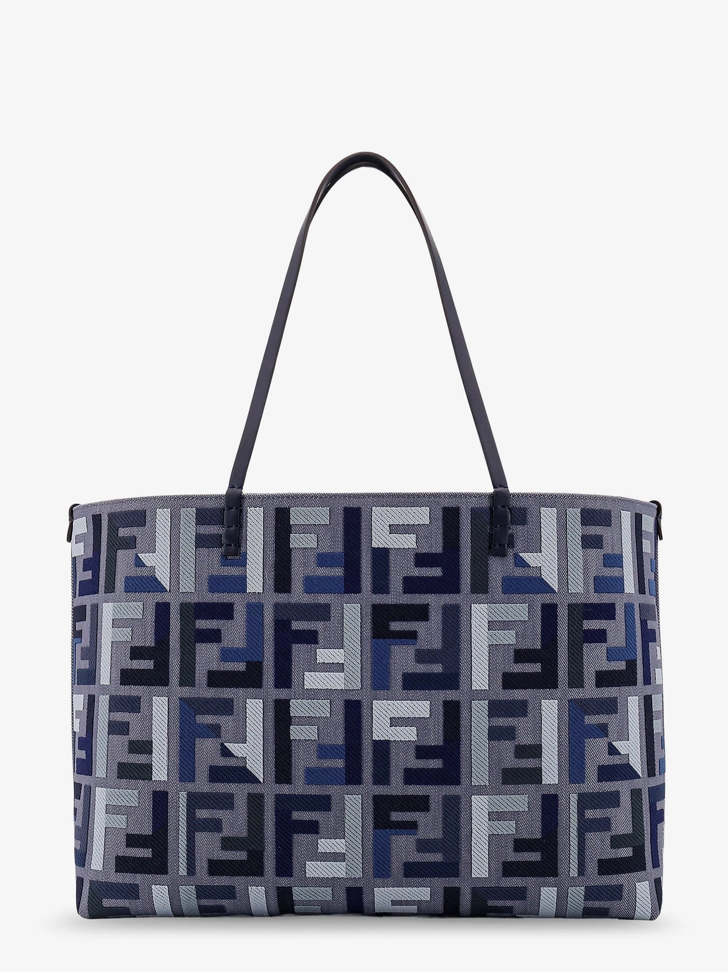 Roll Large jacquard FF fabric tote bag.webp